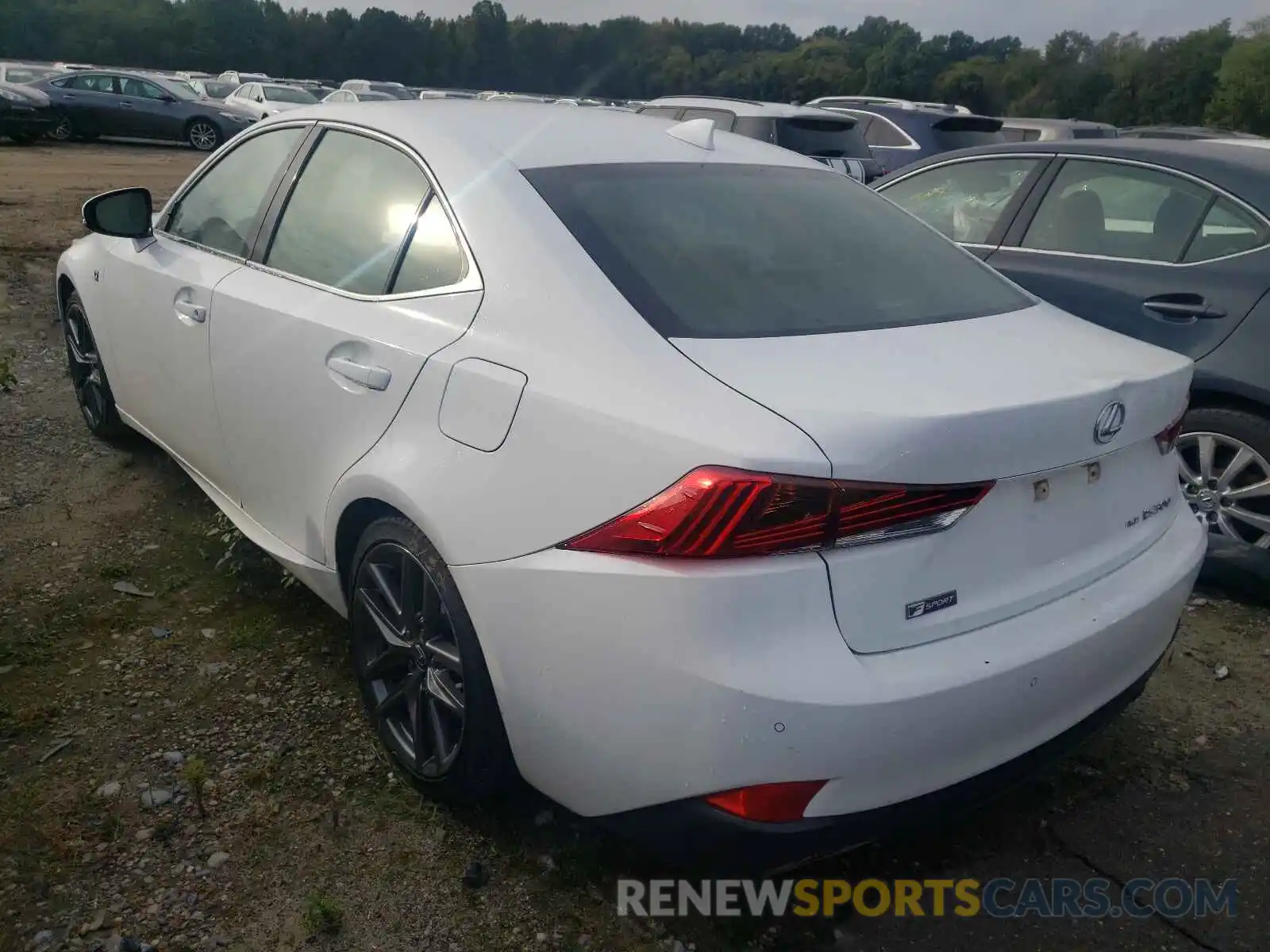 3 Photograph of a damaged car JTHG81F20L5041076 LEXUS IS 2020