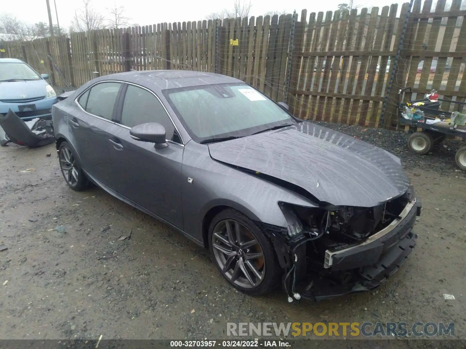 1 Photograph of a damaged car JTHG81F21L5041104 LEXUS IS 2020