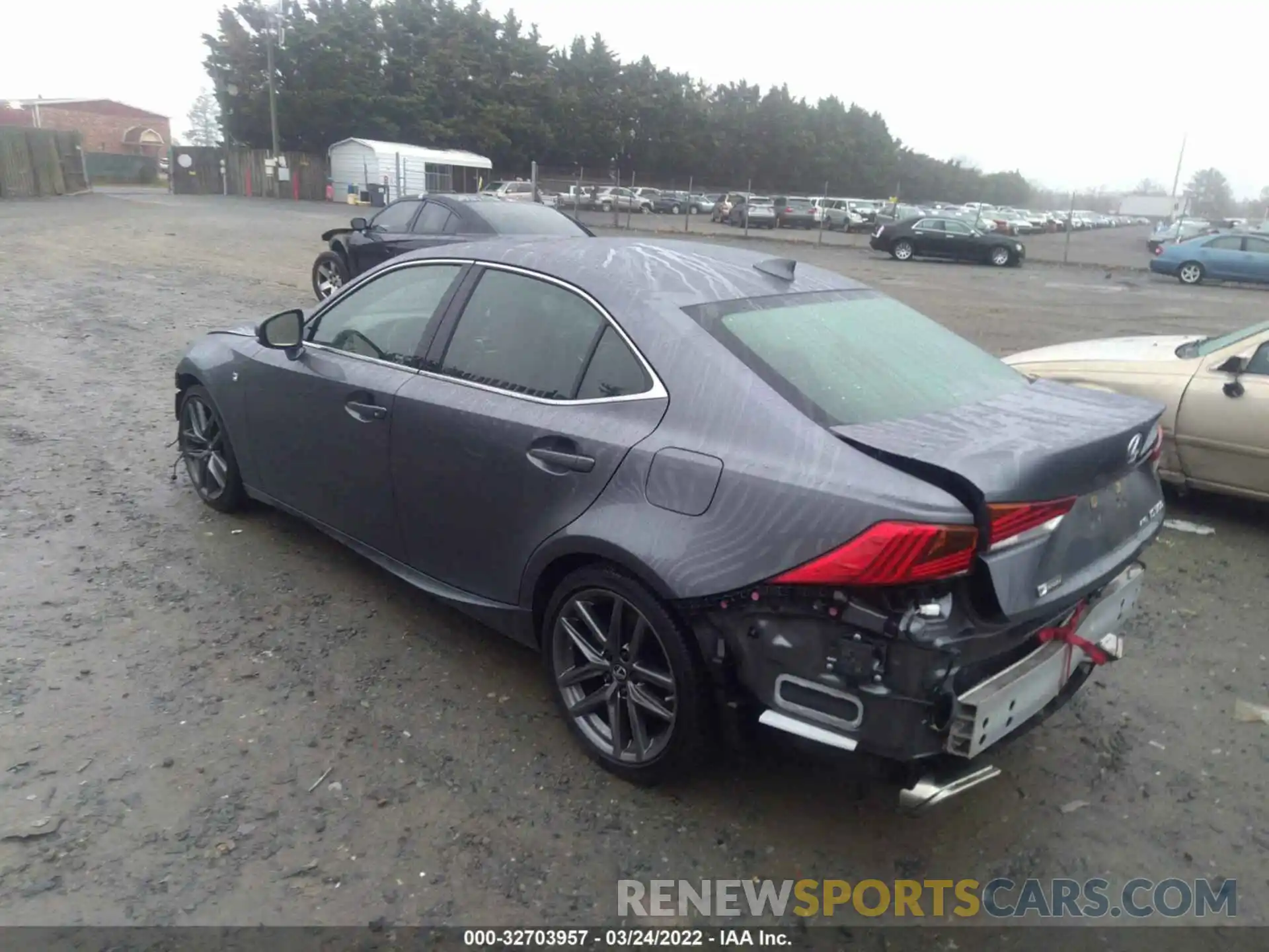 3 Photograph of a damaged car JTHG81F21L5041104 LEXUS IS 2020