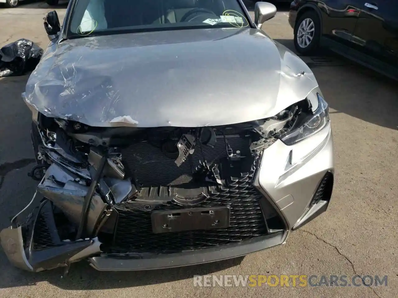 9 Photograph of a damaged car JTHG81F21L5042950 LEXUS IS 2020