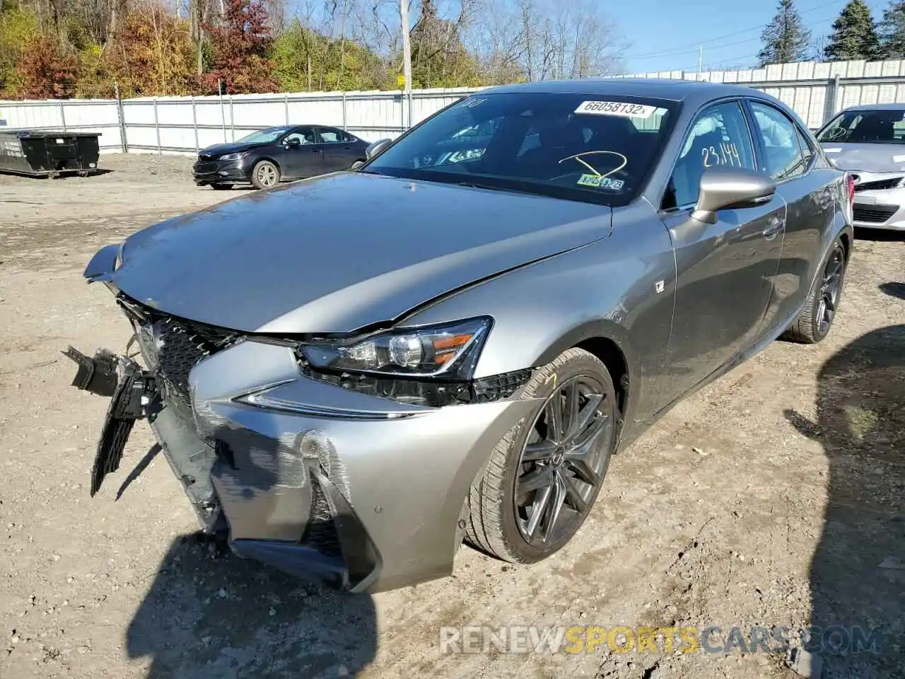 2 Photograph of a damaged car JTHG81F21L5043015 LEXUS IS 2020