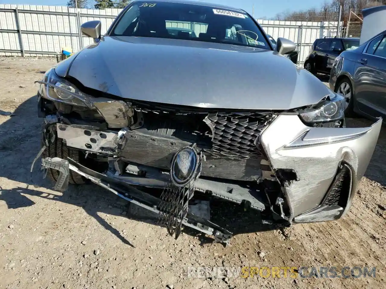 9 Photograph of a damaged car JTHG81F21L5043015 LEXUS IS 2020