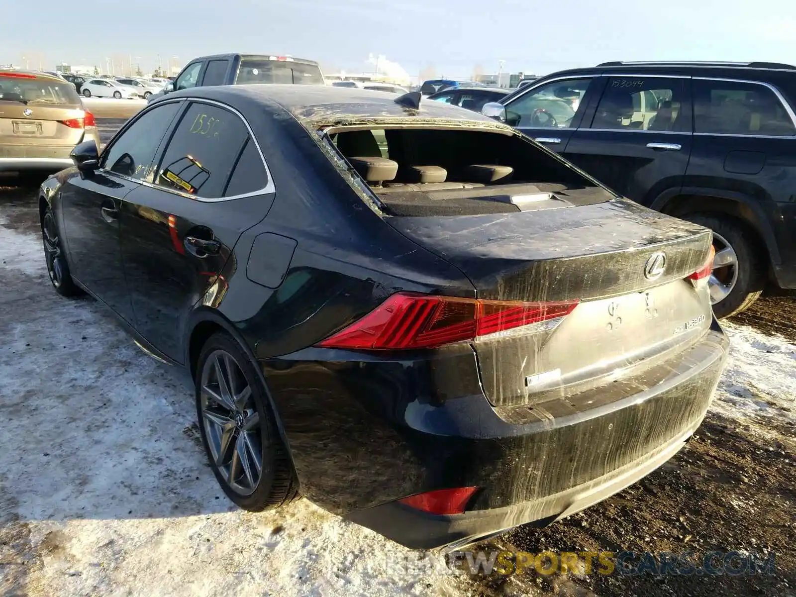 3 Photograph of a damaged car JTHG81F22L5041161 LEXUS IS 2020