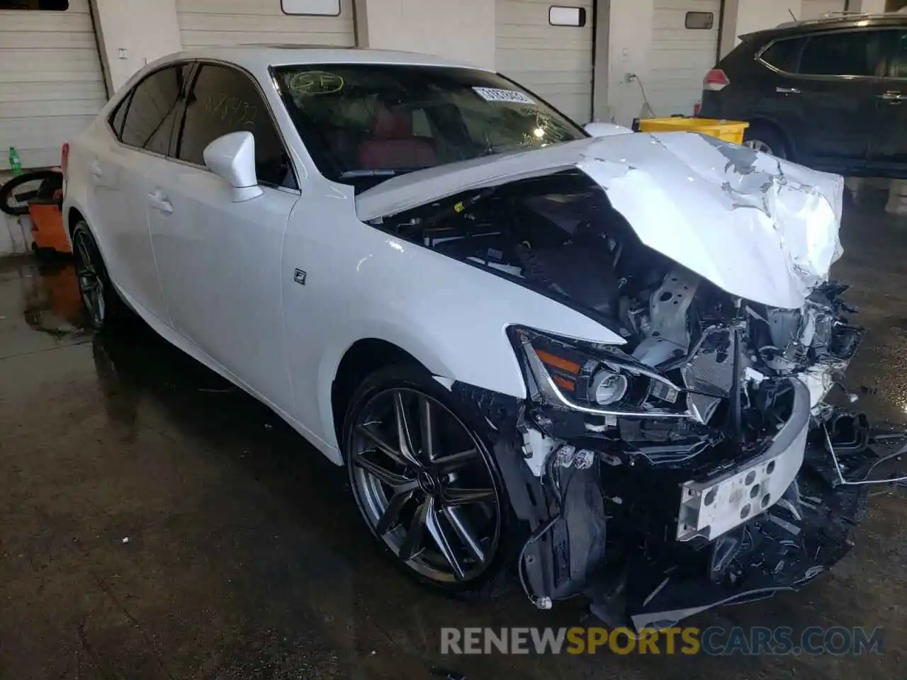 1 Photograph of a damaged car JTHG81F22L5042911 LEXUS IS 2020