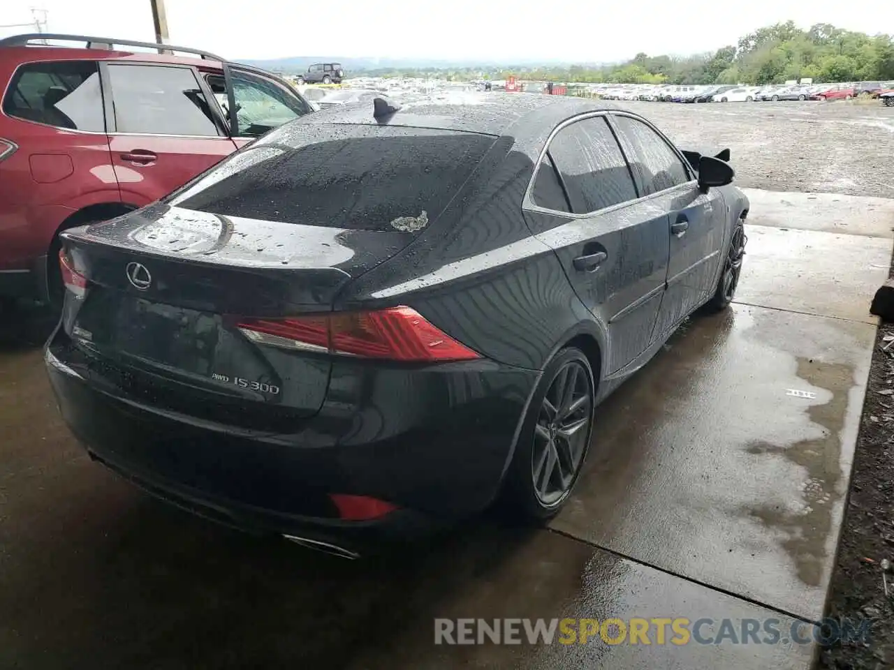 4 Photograph of a damaged car JTHG81F23L5040892 LEXUS IS 2020