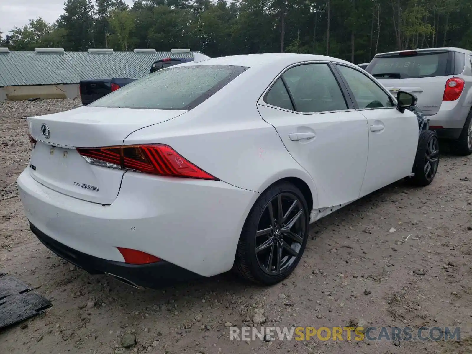 4 Photograph of a damaged car JTHG81F23L5042691 LEXUS IS 2020