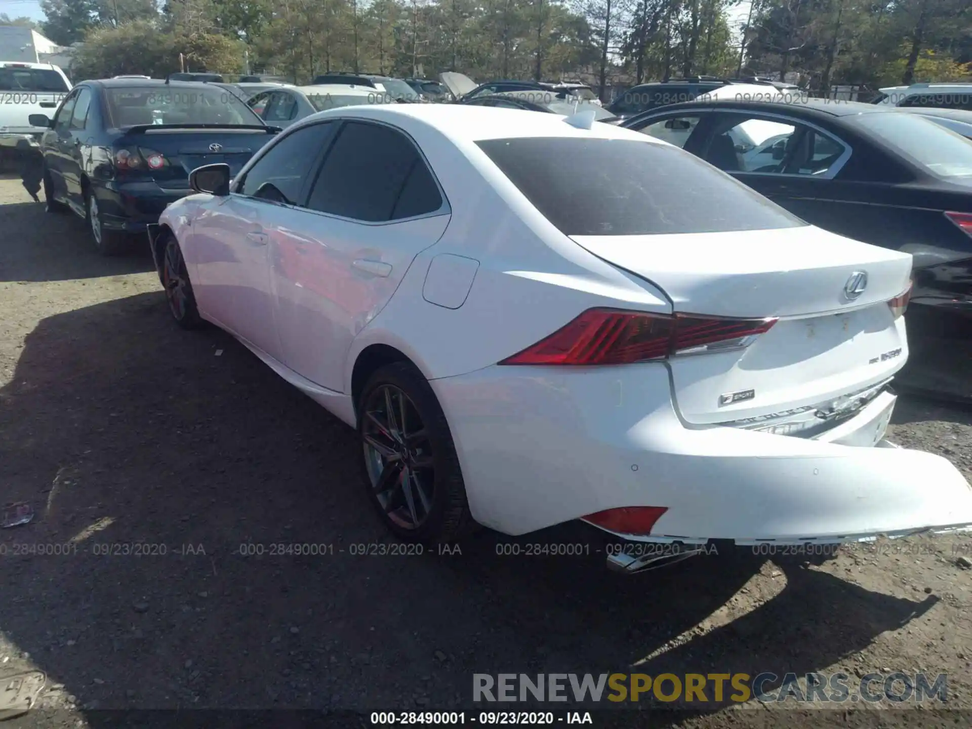 3 Photograph of a damaged car JTHG81F24L5040383 LEXUS IS 2020