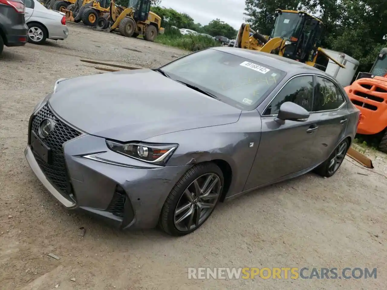 2 Photograph of a damaged car JTHG81F24L5040755 LEXUS IS 2020