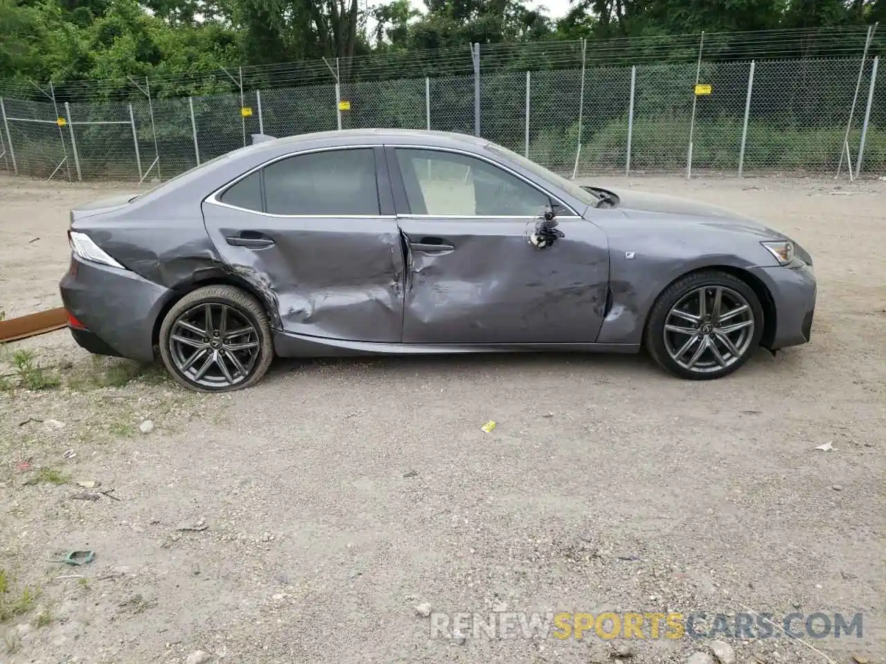 9 Photograph of a damaged car JTHG81F24L5040755 LEXUS IS 2020