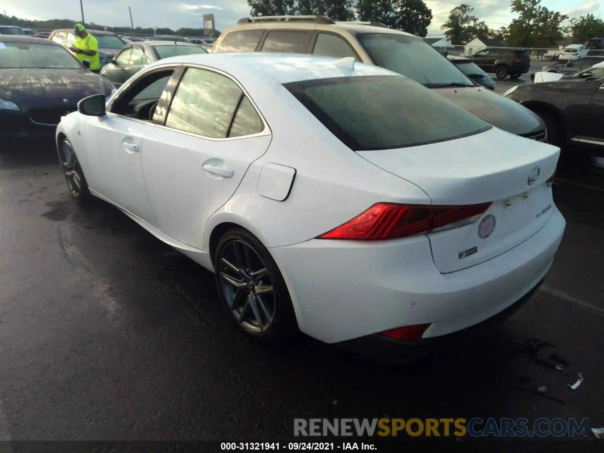 3 Photograph of a damaged car JTHG81F24L5042375 LEXUS IS 2020