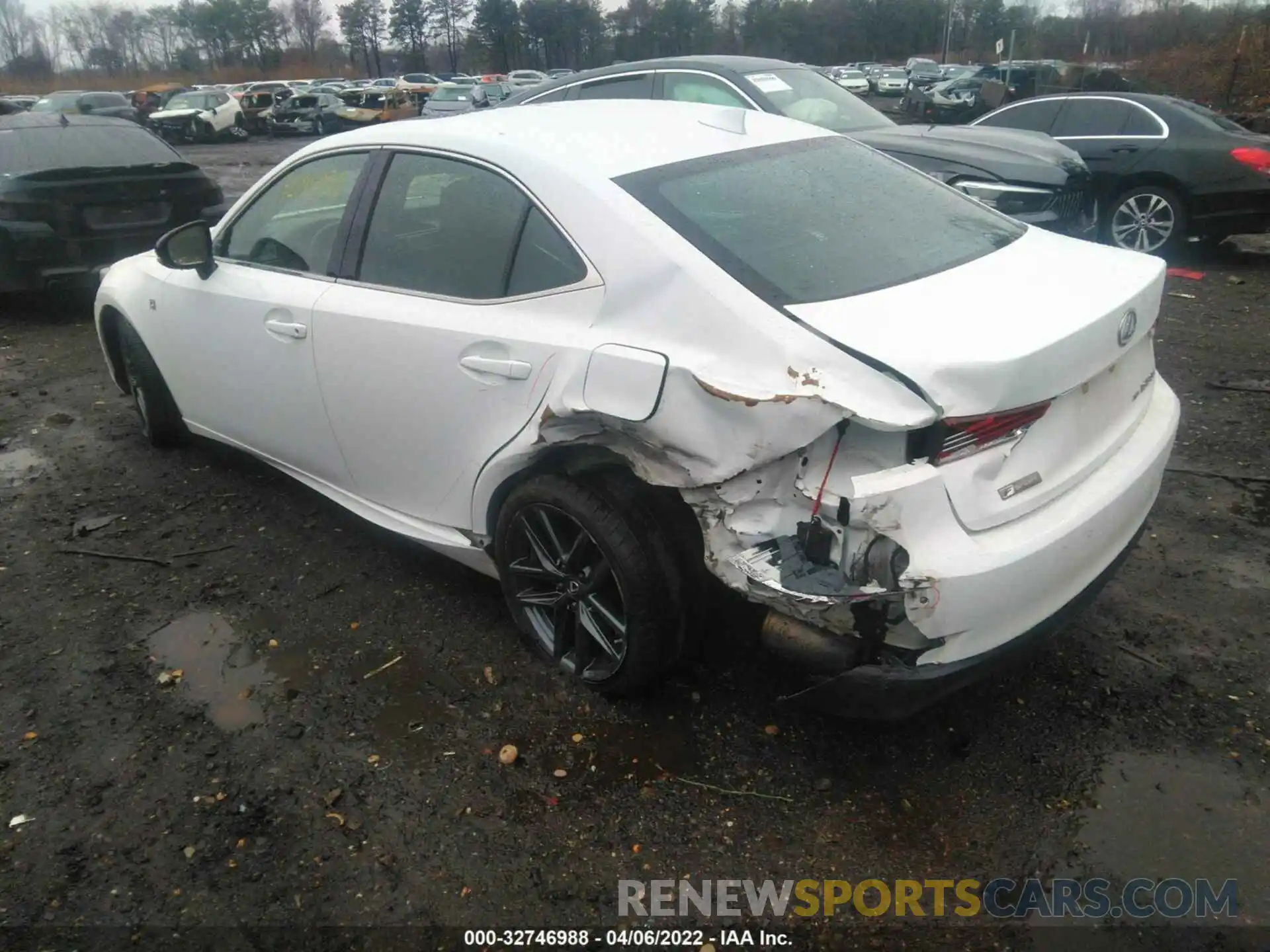 3 Photograph of a damaged car JTHG81F25L5041901 LEXUS IS 2020