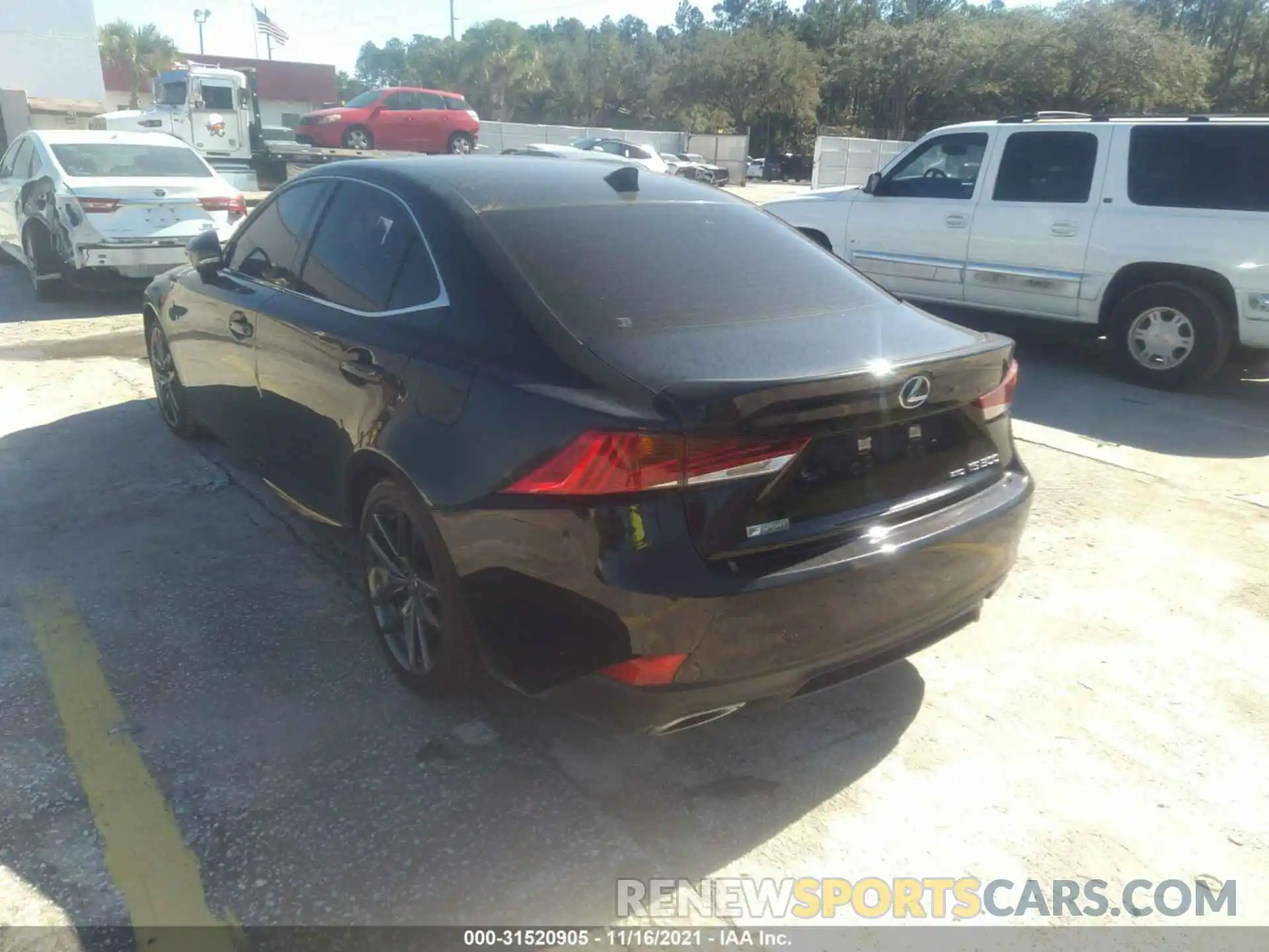 3 Photograph of a damaged car JTHG81F27L5042449 LEXUS IS 2020