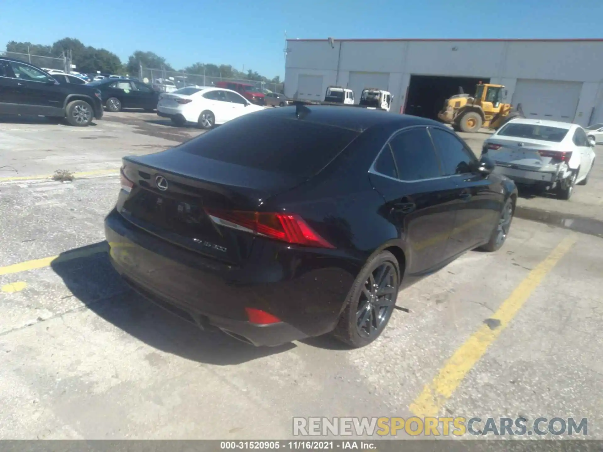 4 Photograph of a damaged car JTHG81F27L5042449 LEXUS IS 2020