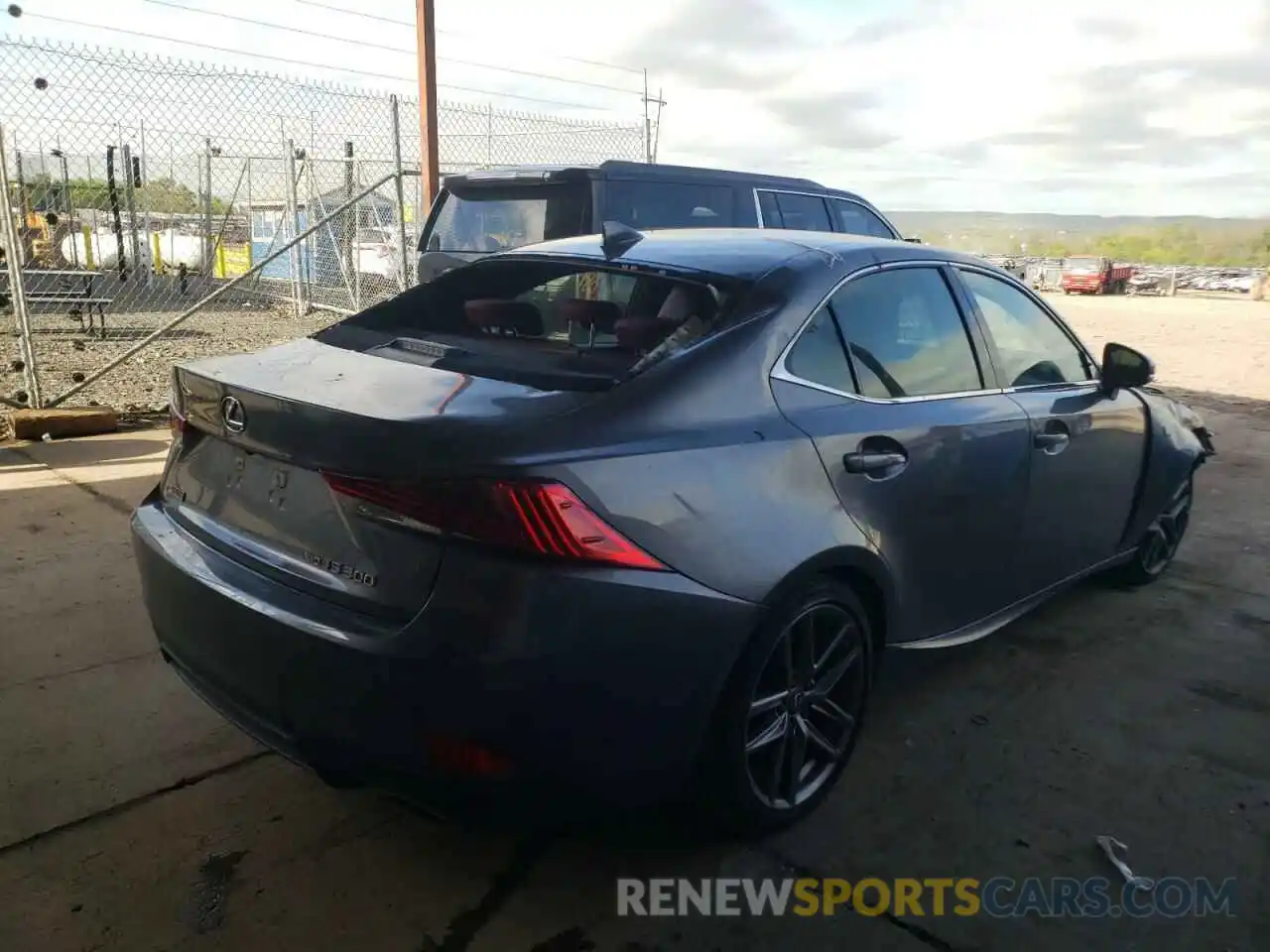 4 Photograph of a damaged car JTHG81F27L5043004 LEXUS IS 2020