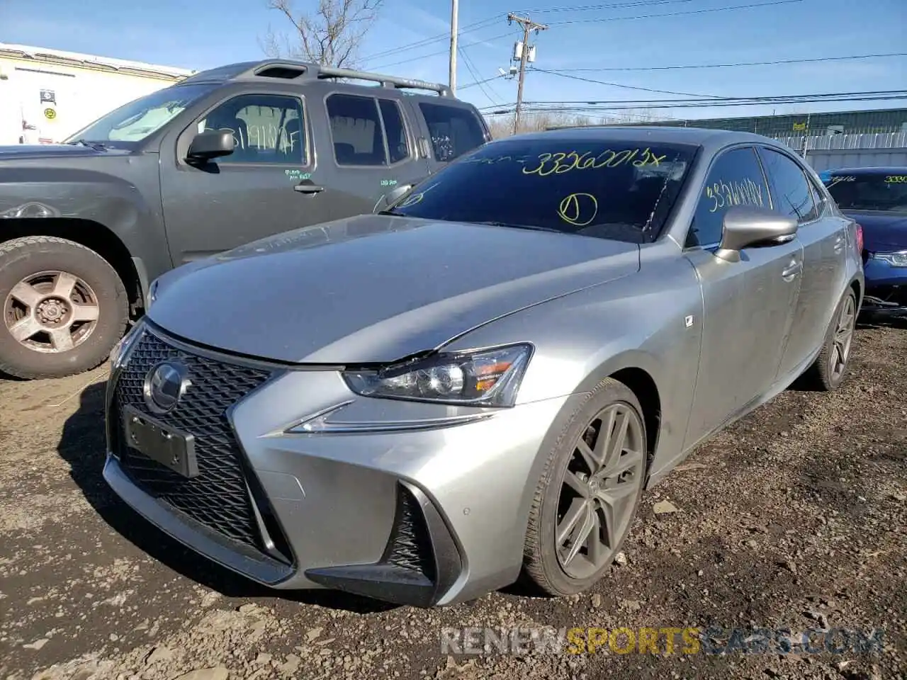 2 Photograph of a damaged car JTHG81F29L5040783 LEXUS IS 2020