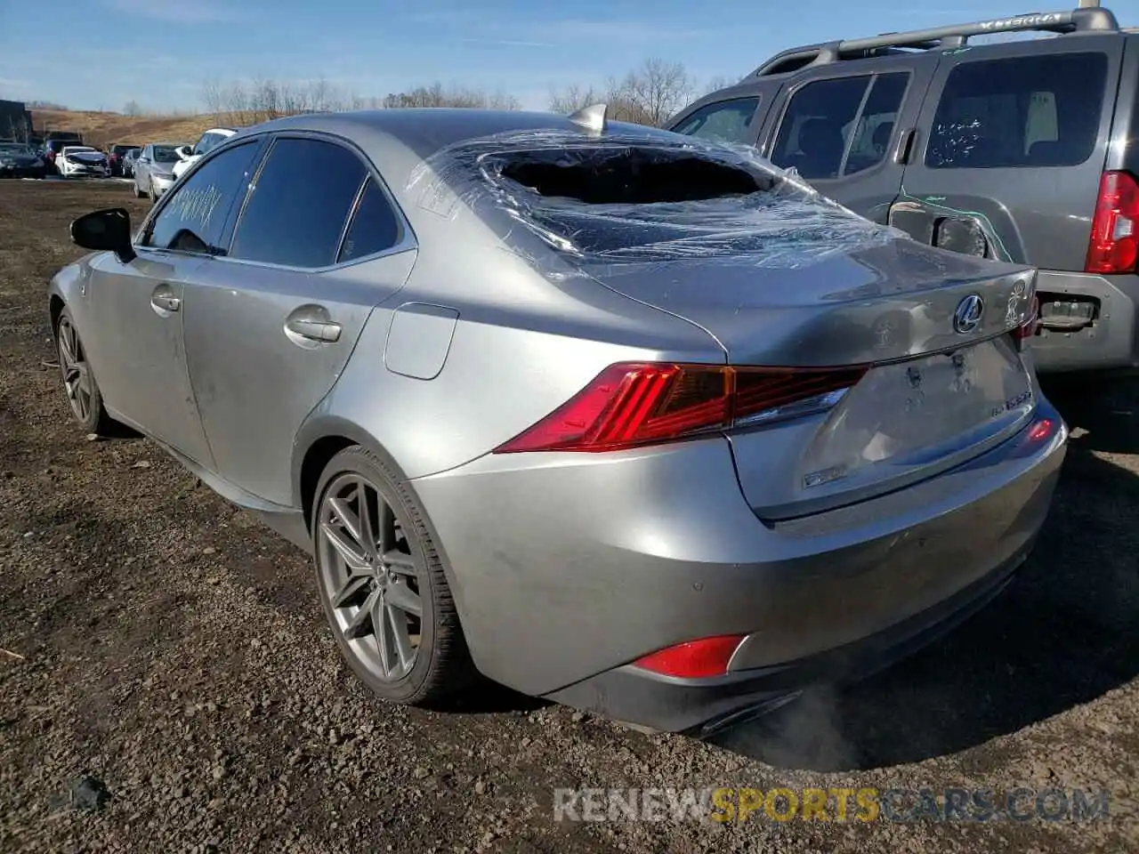 3 Photograph of a damaged car JTHG81F29L5040783 LEXUS IS 2020