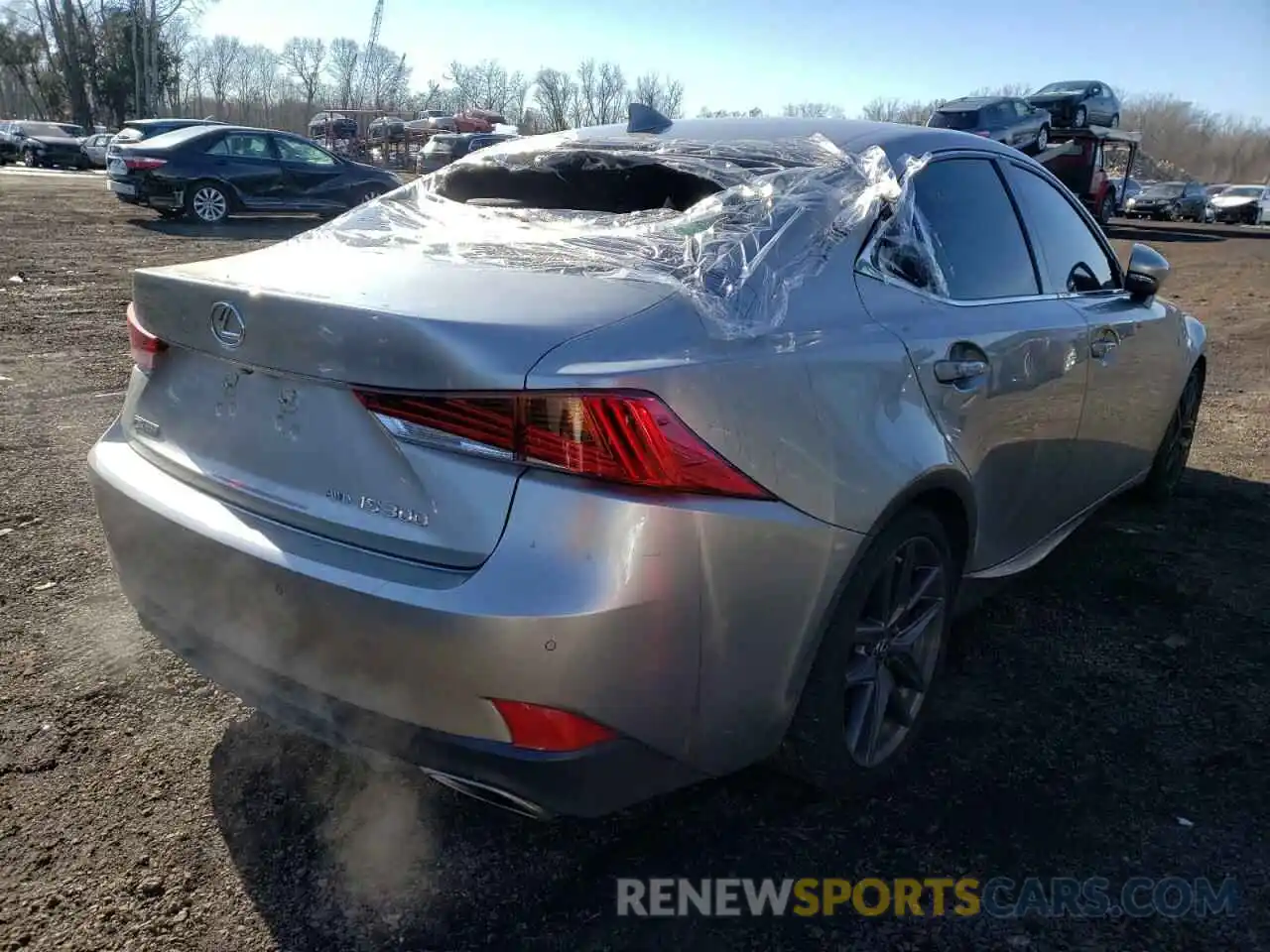 4 Photograph of a damaged car JTHG81F29L5040783 LEXUS IS 2020