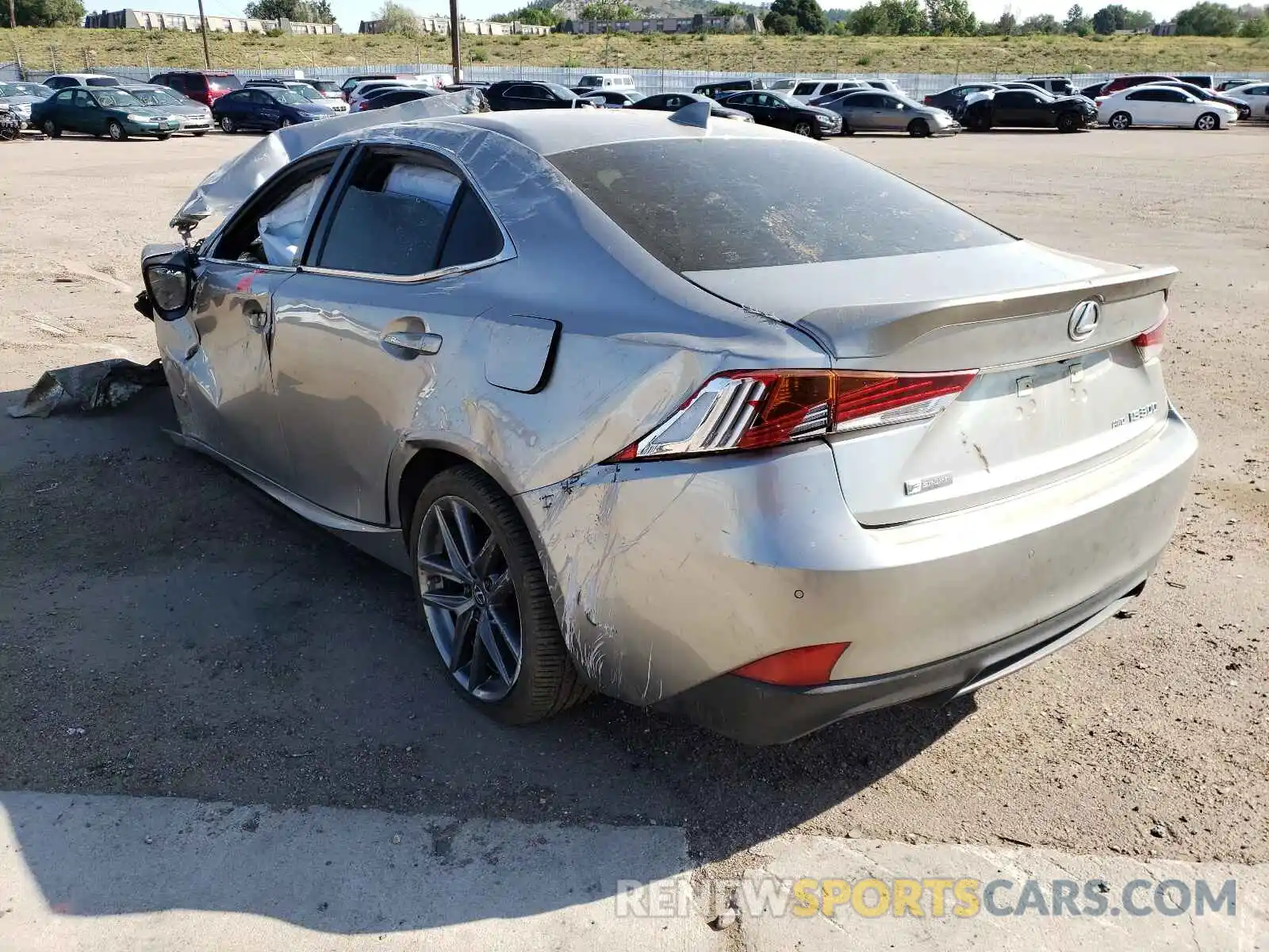 3 Photograph of a damaged car JTHG81F29L5041027 LEXUS IS 2020