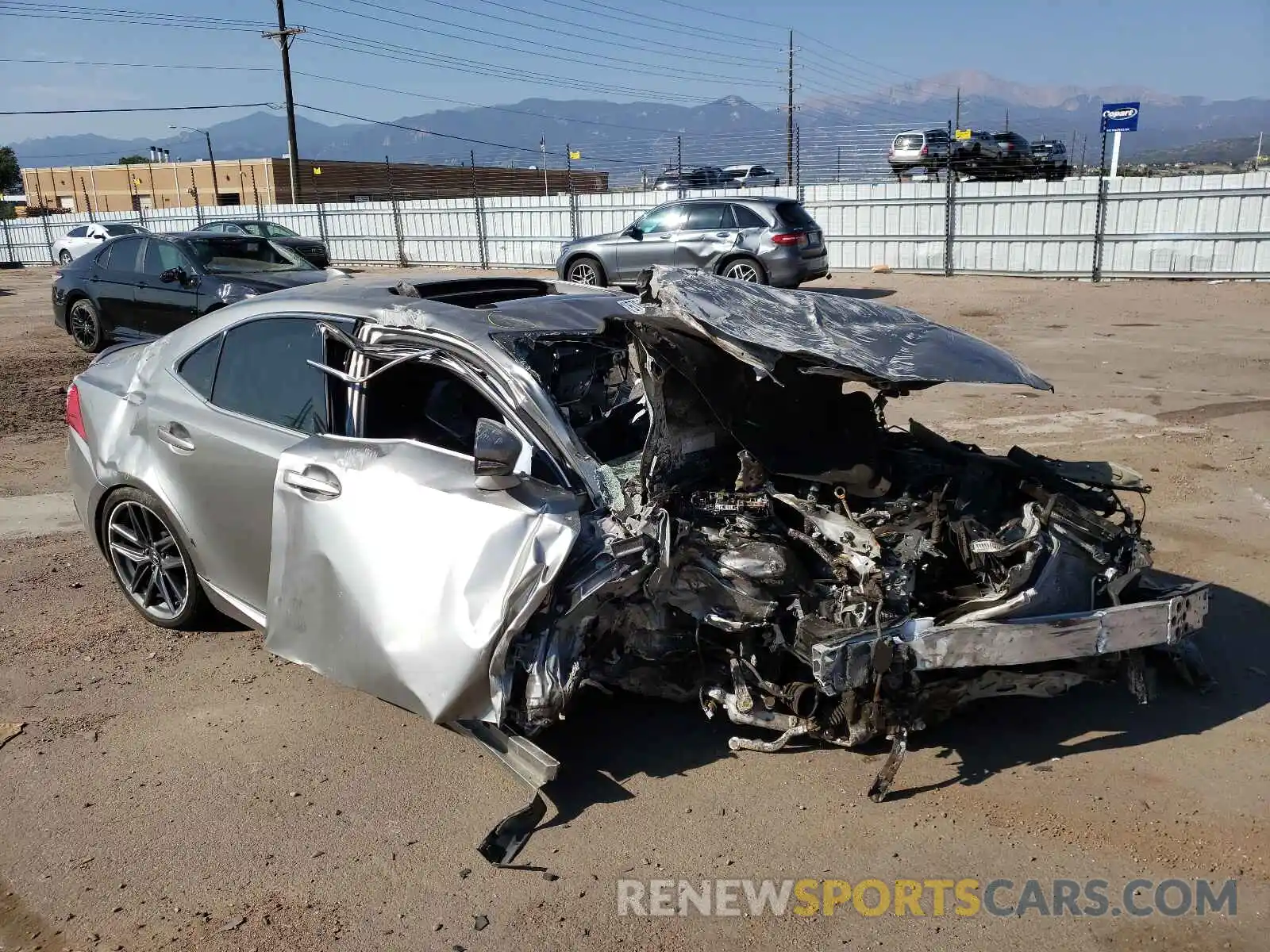 9 Photograph of a damaged car JTHG81F29L5041027 LEXUS IS 2020