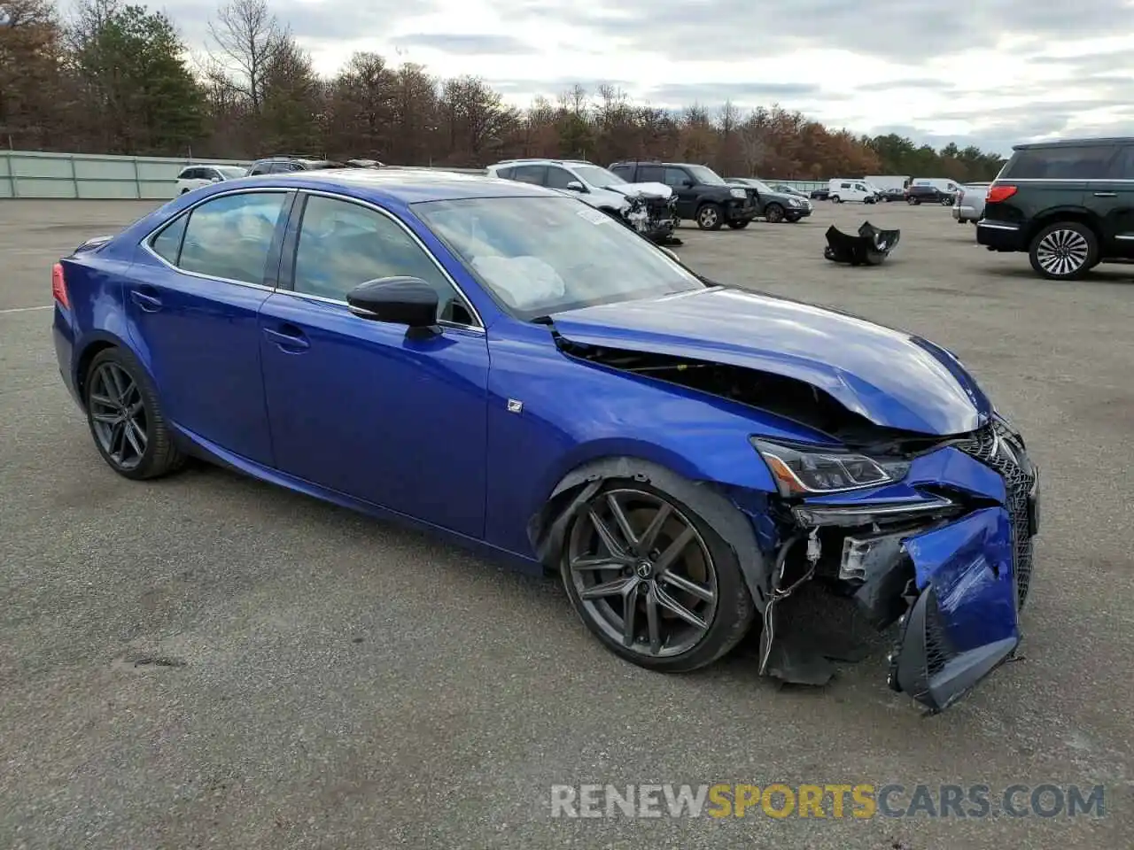 4 Photograph of a damaged car JTHG81F29L5043036 LEXUS IS 2020