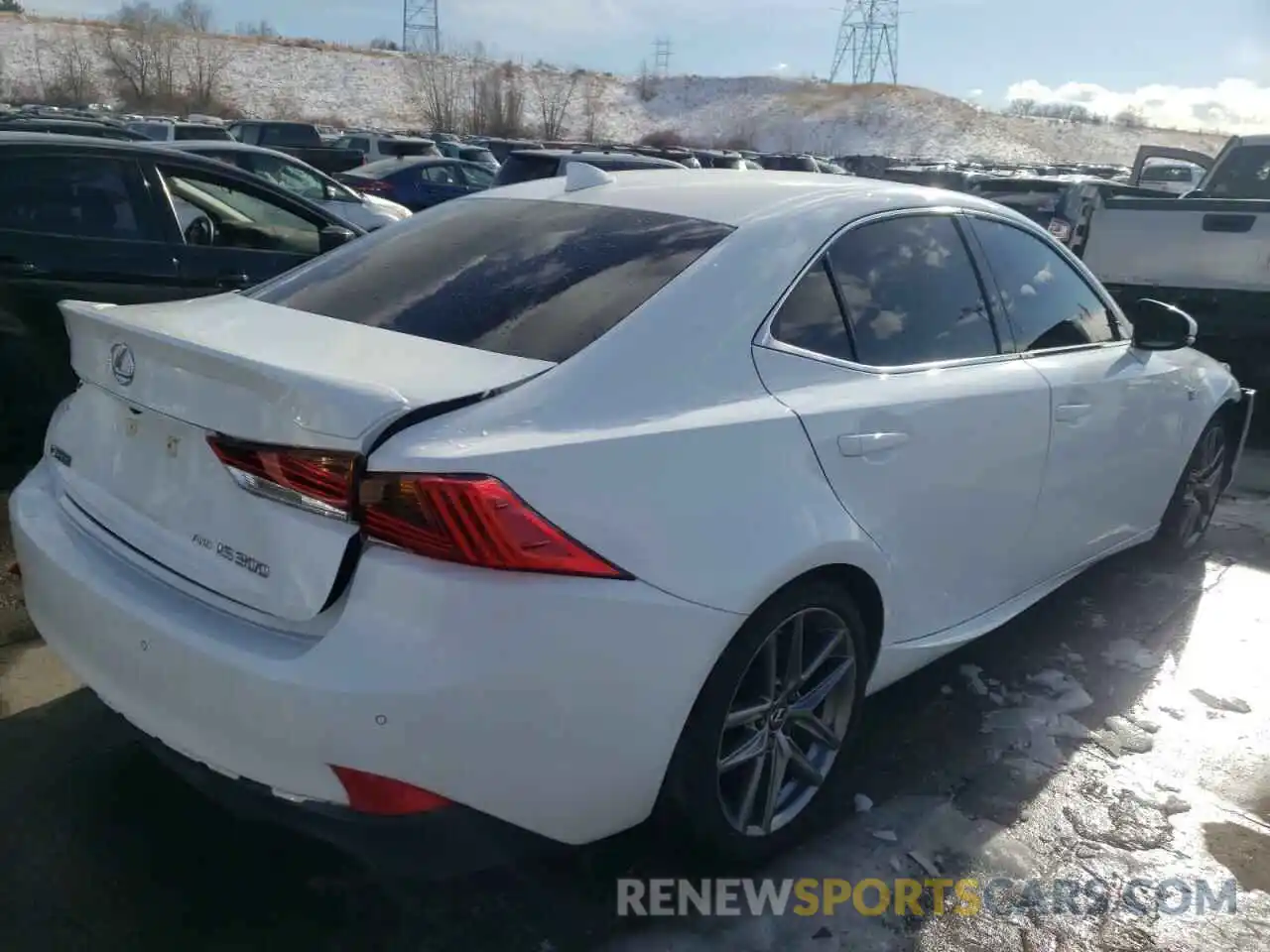 4 Фотография поврежденного автомобиля JTHG81F29L5043201 LEXUS IS 2020