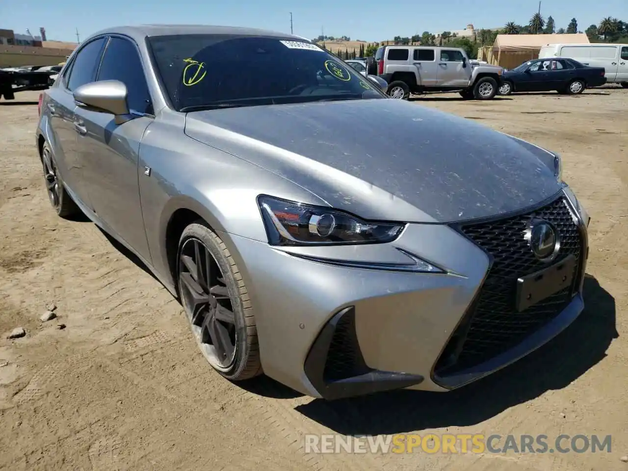 1 Photograph of a damaged car JTHGA1D20L5101736 LEXUS IS 2020