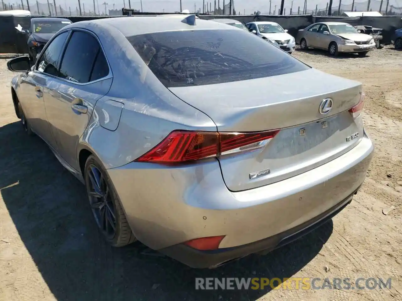 3 Photograph of a damaged car JTHGA1D20L5101736 LEXUS IS 2020