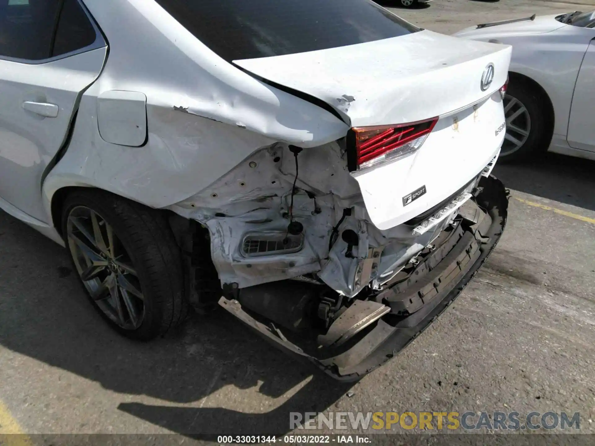 6 Photograph of a damaged car JTHGA1D20L5102143 LEXUS IS 2020