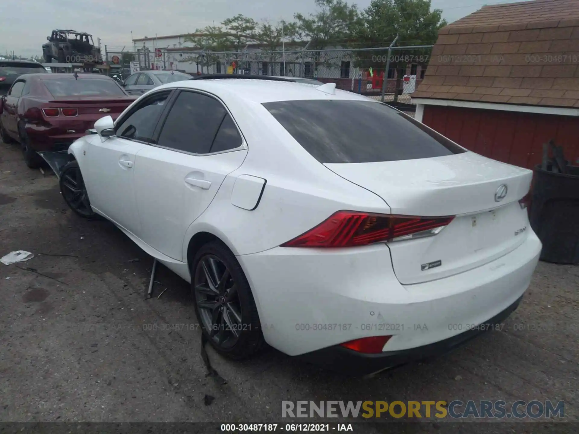 3 Photograph of a damaged car JTHGA1D20L5102661 LEXUS IS 2020