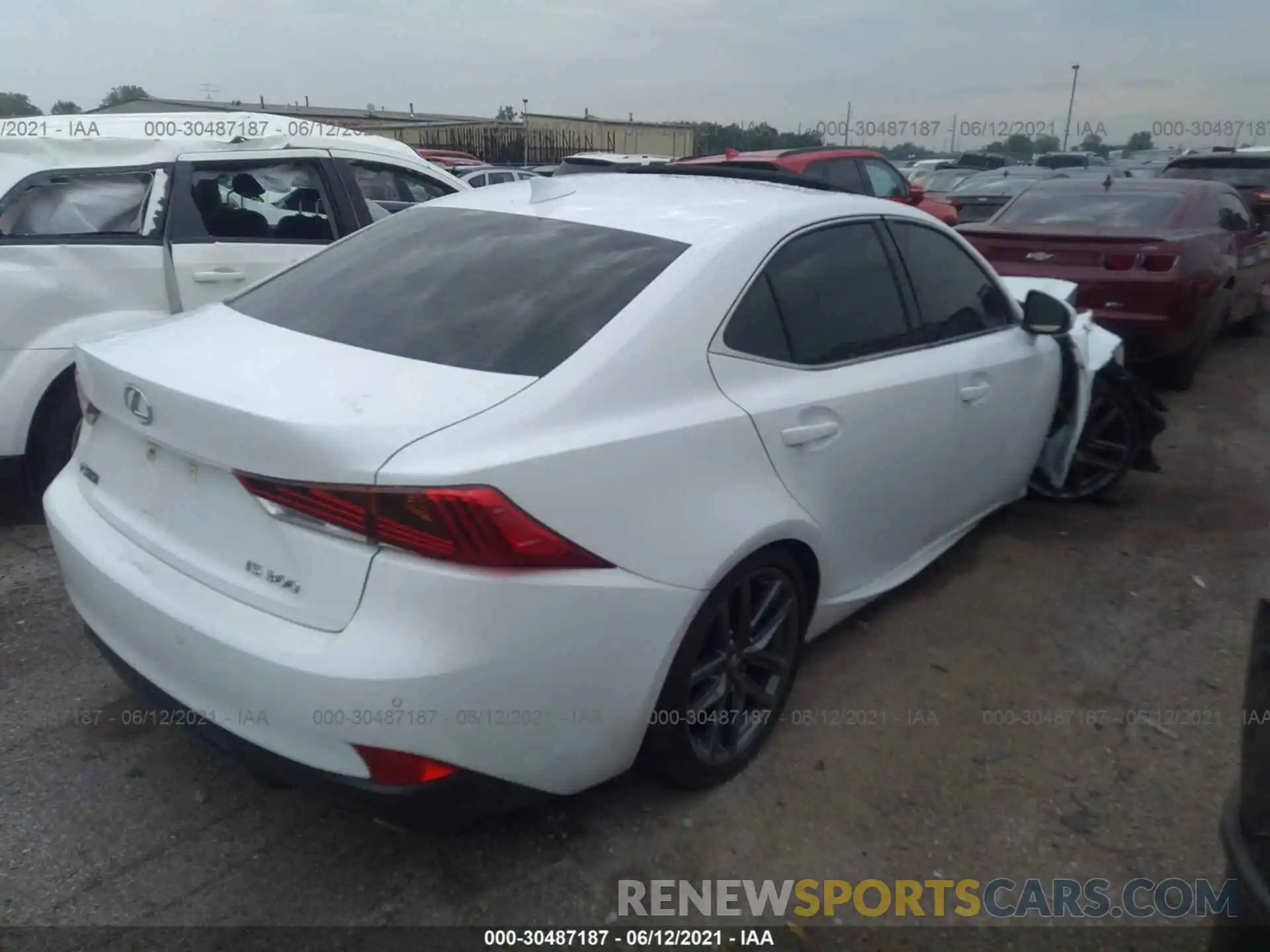 4 Photograph of a damaged car JTHGA1D20L5102661 LEXUS IS 2020