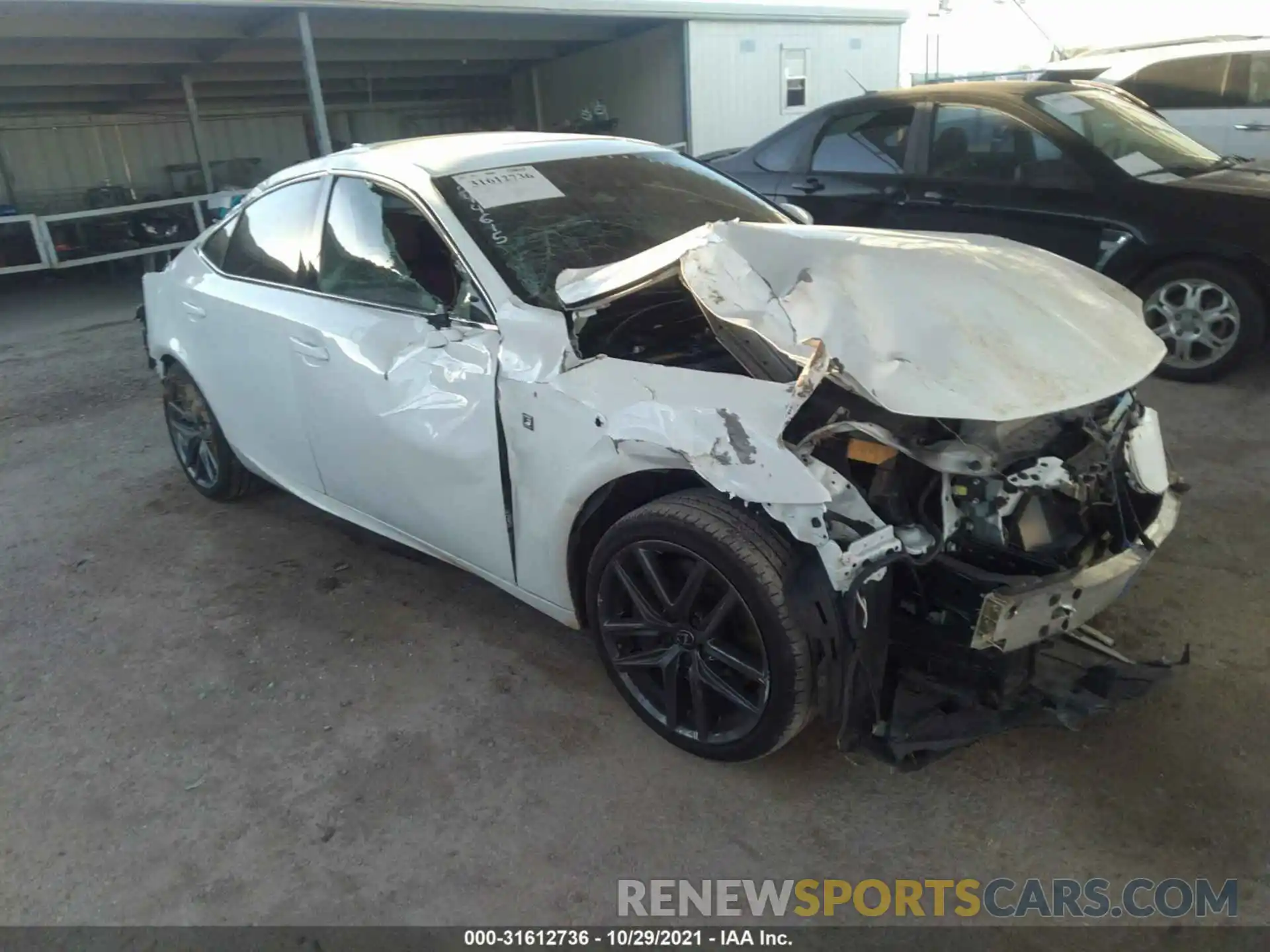 1 Photograph of a damaged car JTHGA1D20L5103082 LEXUS IS 2020