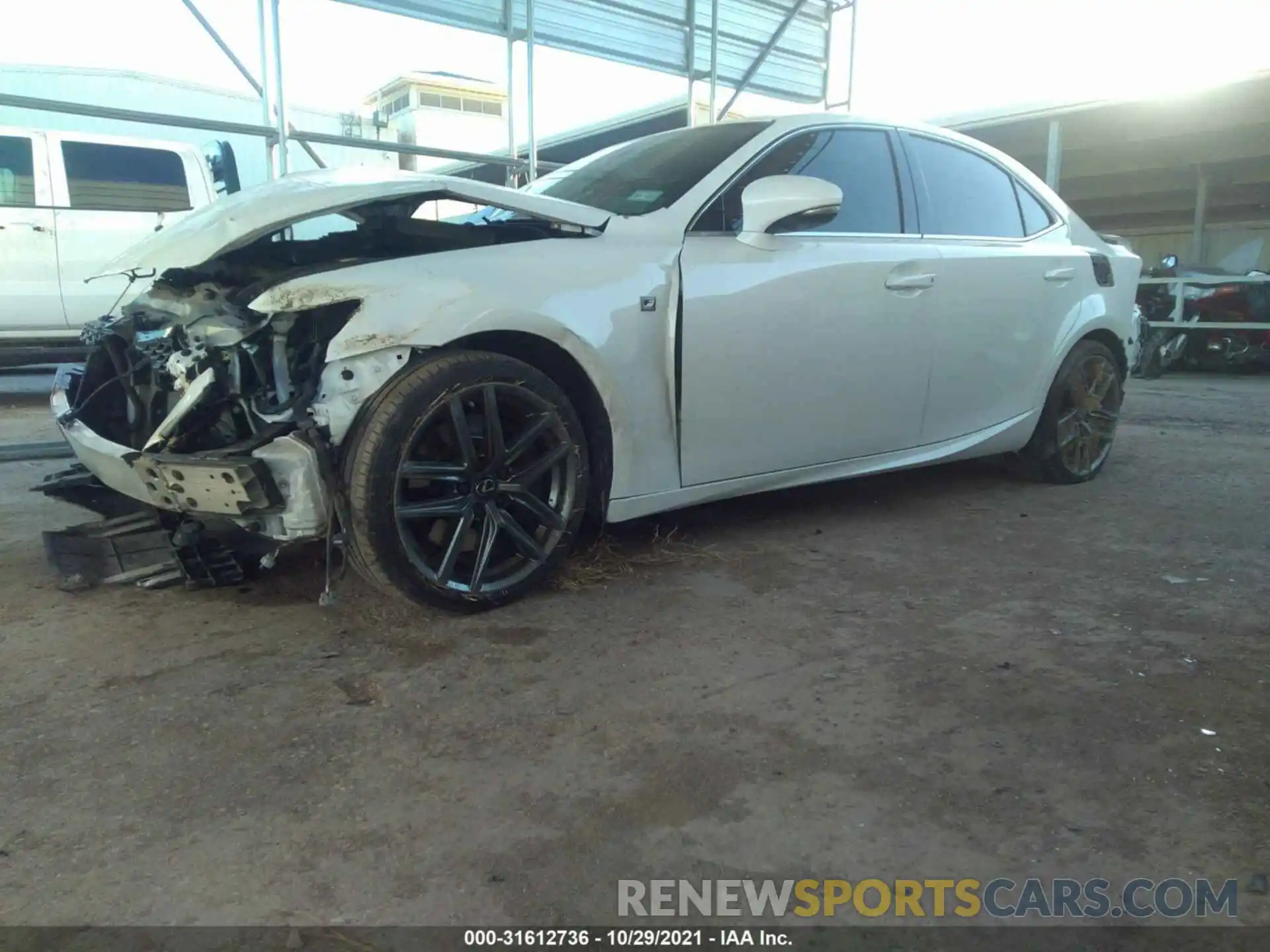 2 Photograph of a damaged car JTHGA1D20L5103082 LEXUS IS 2020