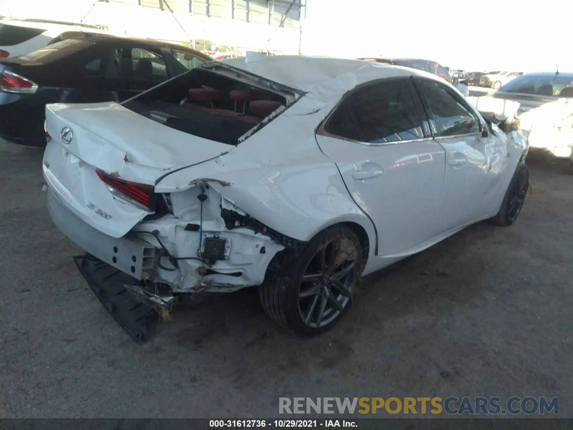 4 Photograph of a damaged car JTHGA1D20L5103082 LEXUS IS 2020