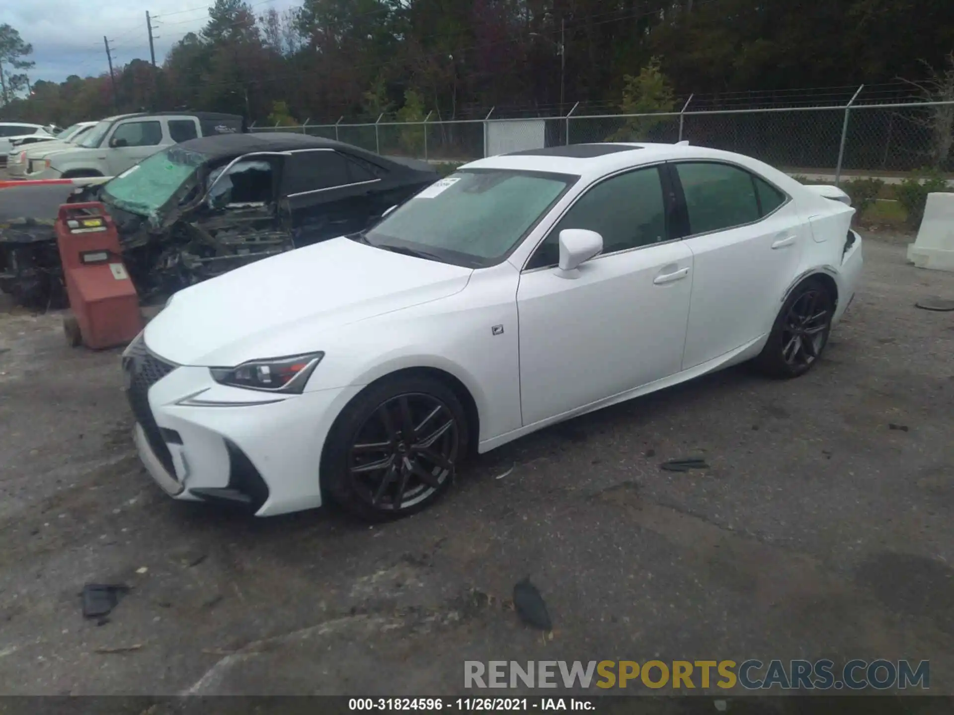 2 Photograph of a damaged car JTHGA1D20L5104510 LEXUS IS 2020