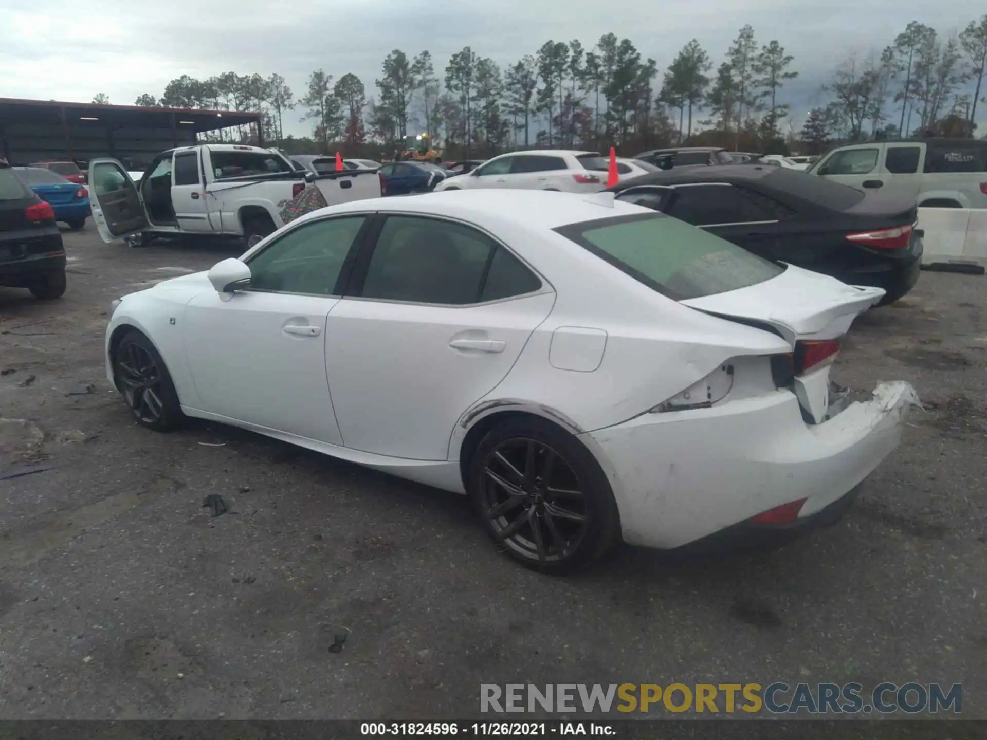 3 Photograph of a damaged car JTHGA1D20L5104510 LEXUS IS 2020