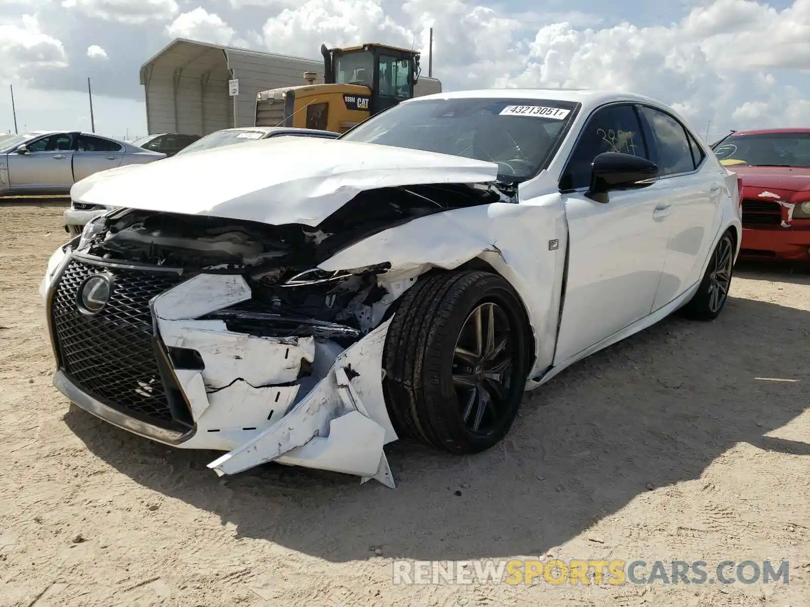 2 Photograph of a damaged car JTHGA1D20L5106354 LEXUS IS 2020