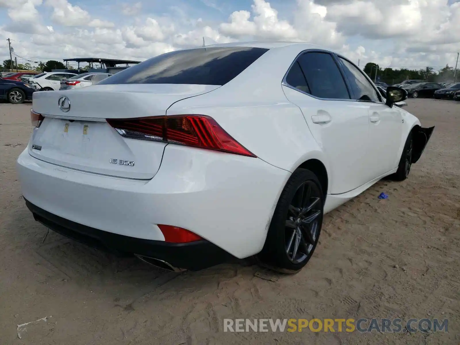 4 Photograph of a damaged car JTHGA1D20L5106354 LEXUS IS 2020