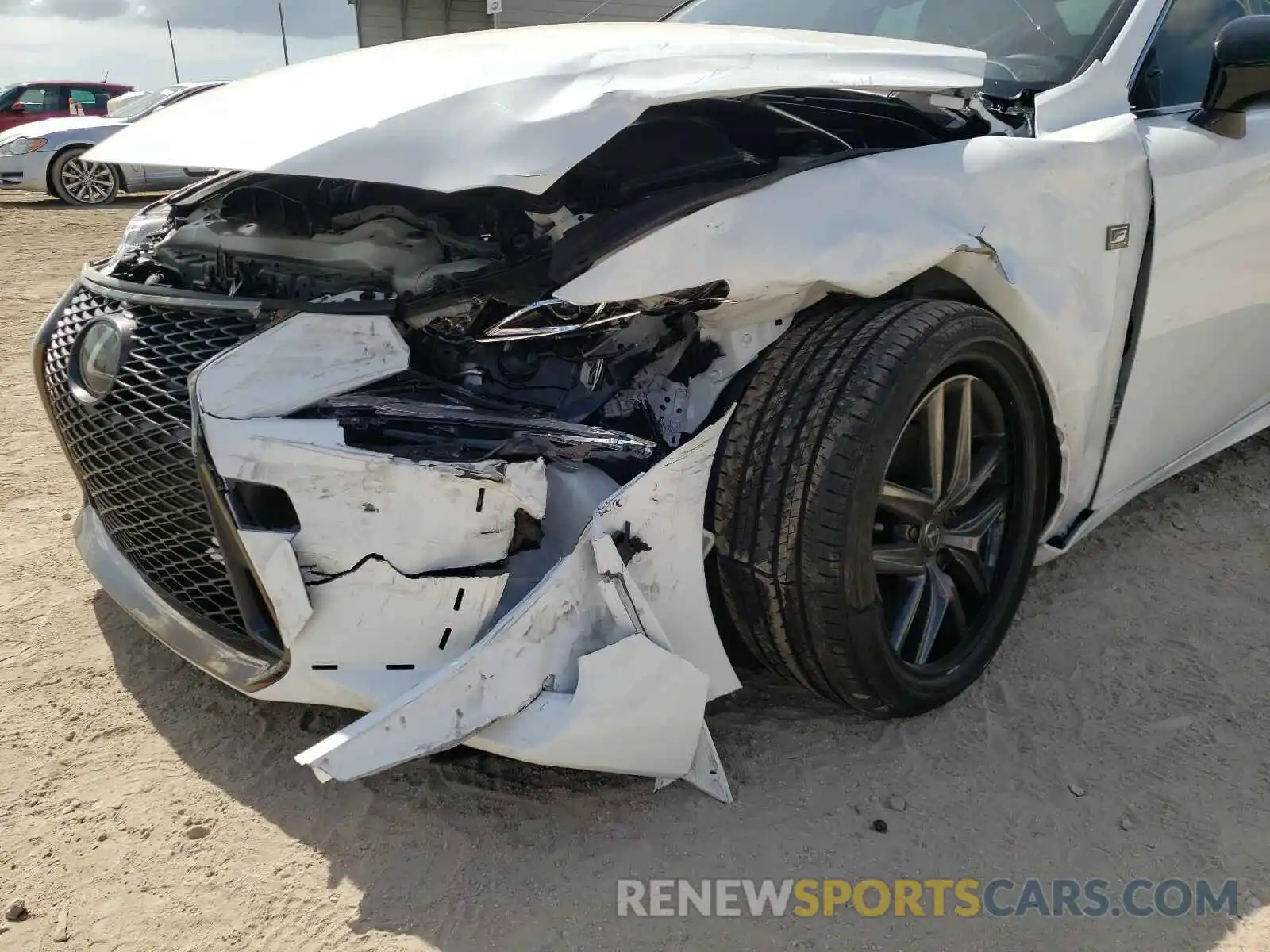 9 Photograph of a damaged car JTHGA1D20L5106354 LEXUS IS 2020