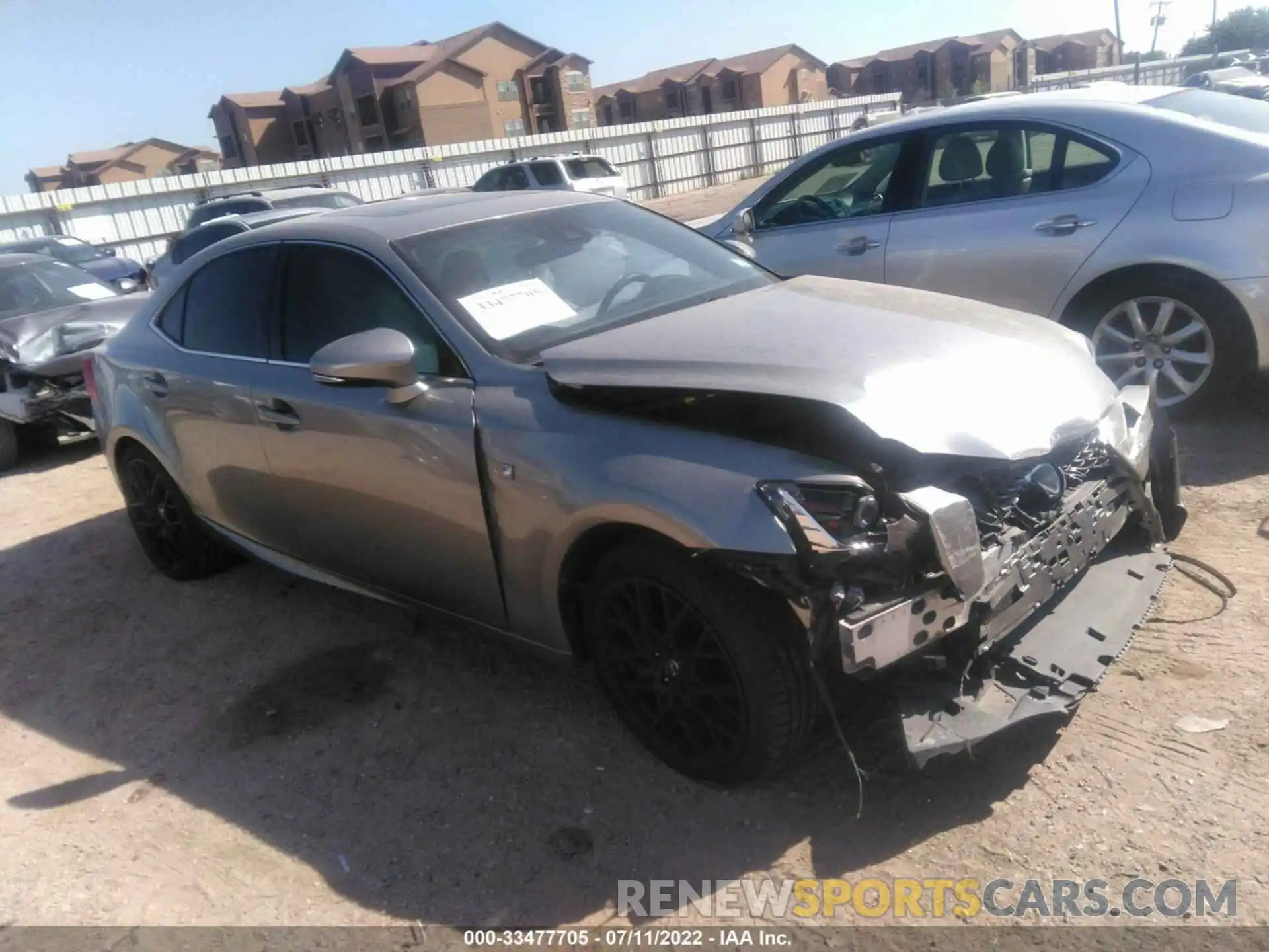 1 Photograph of a damaged car JTHGA1D20L5108024 LEXUS IS 2020