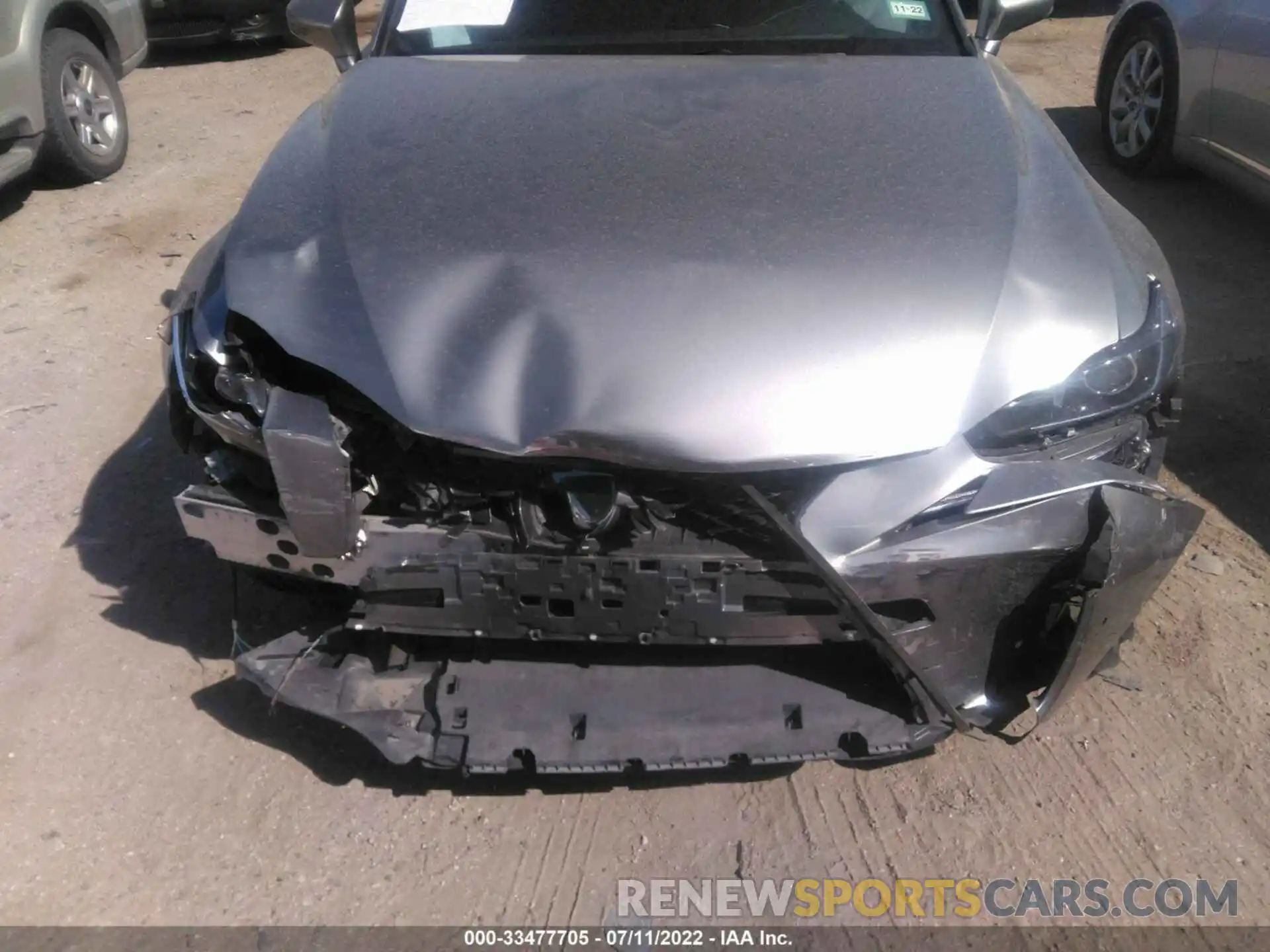 6 Photograph of a damaged car JTHGA1D20L5108024 LEXUS IS 2020