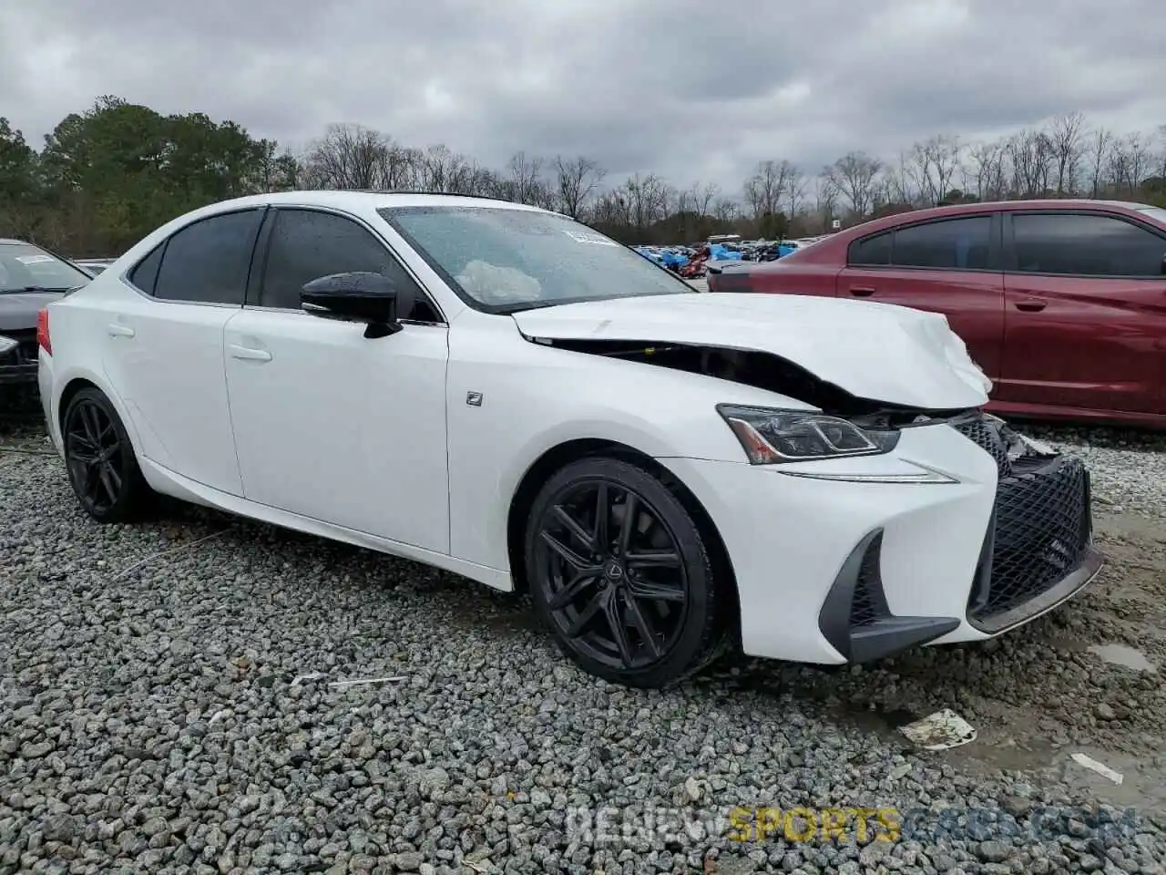 4 Photograph of a damaged car JTHGA1D21L5106377 LEXUS IS 2020