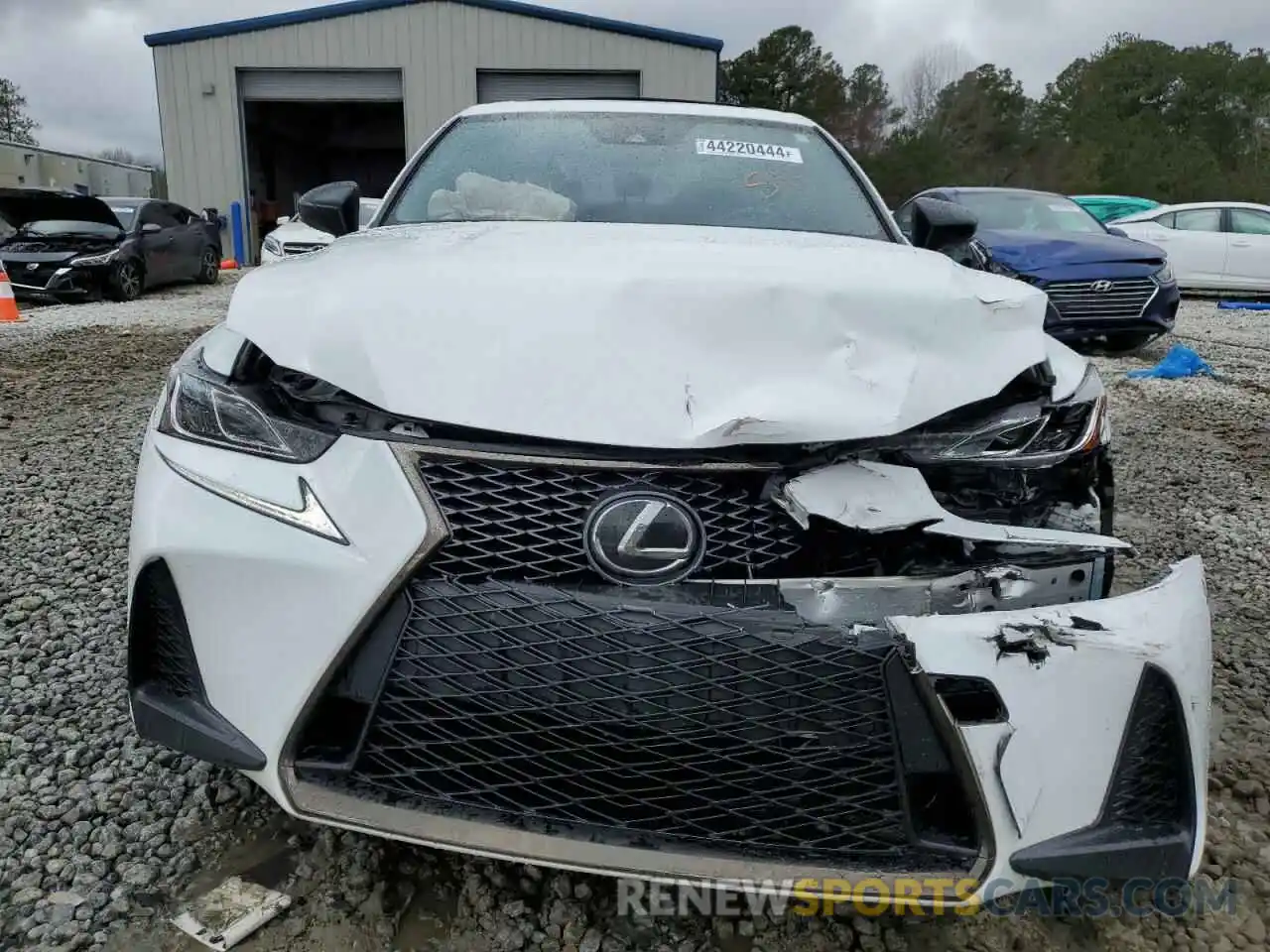 5 Photograph of a damaged car JTHGA1D21L5106377 LEXUS IS 2020