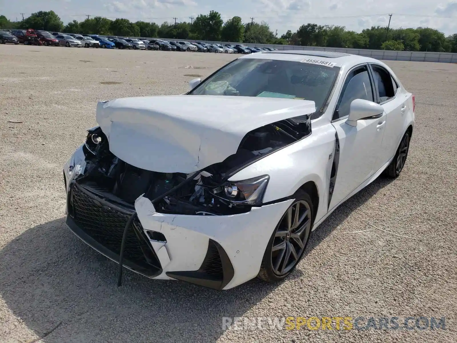 2 Photograph of a damaged car JTHGA1D21L5106606 LEXUS IS 2020