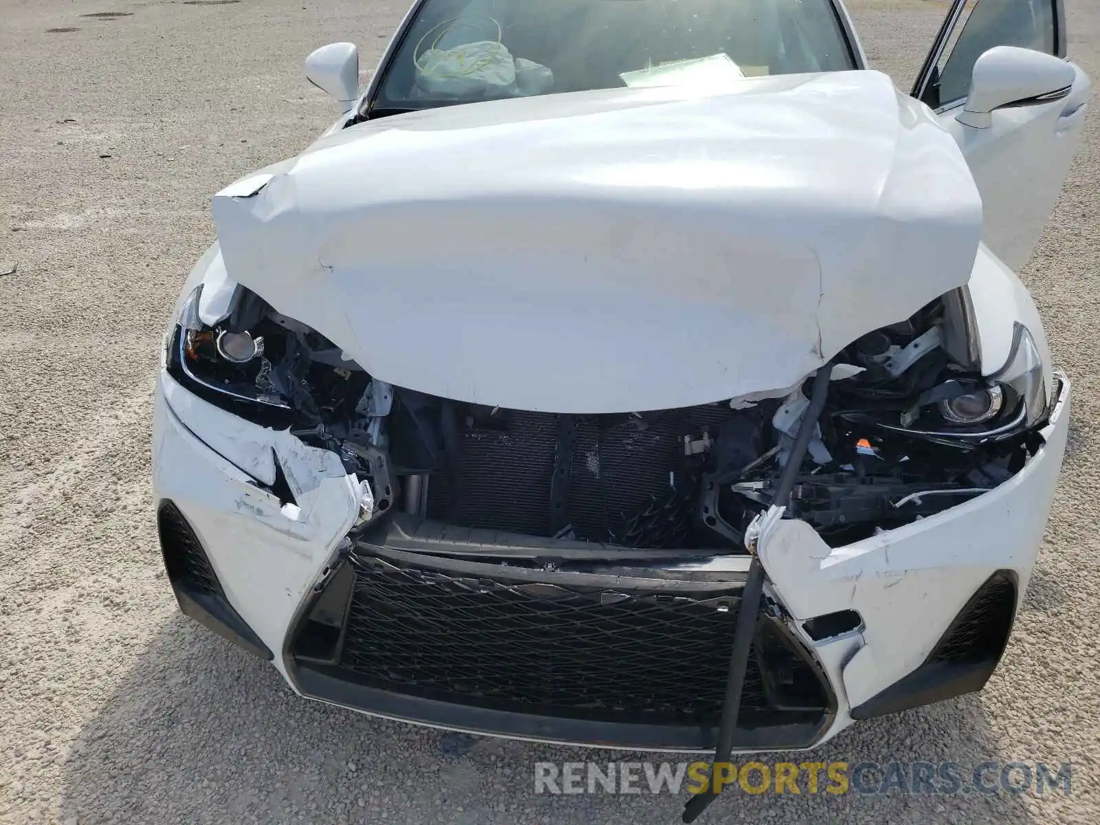 7 Photograph of a damaged car JTHGA1D21L5106606 LEXUS IS 2020