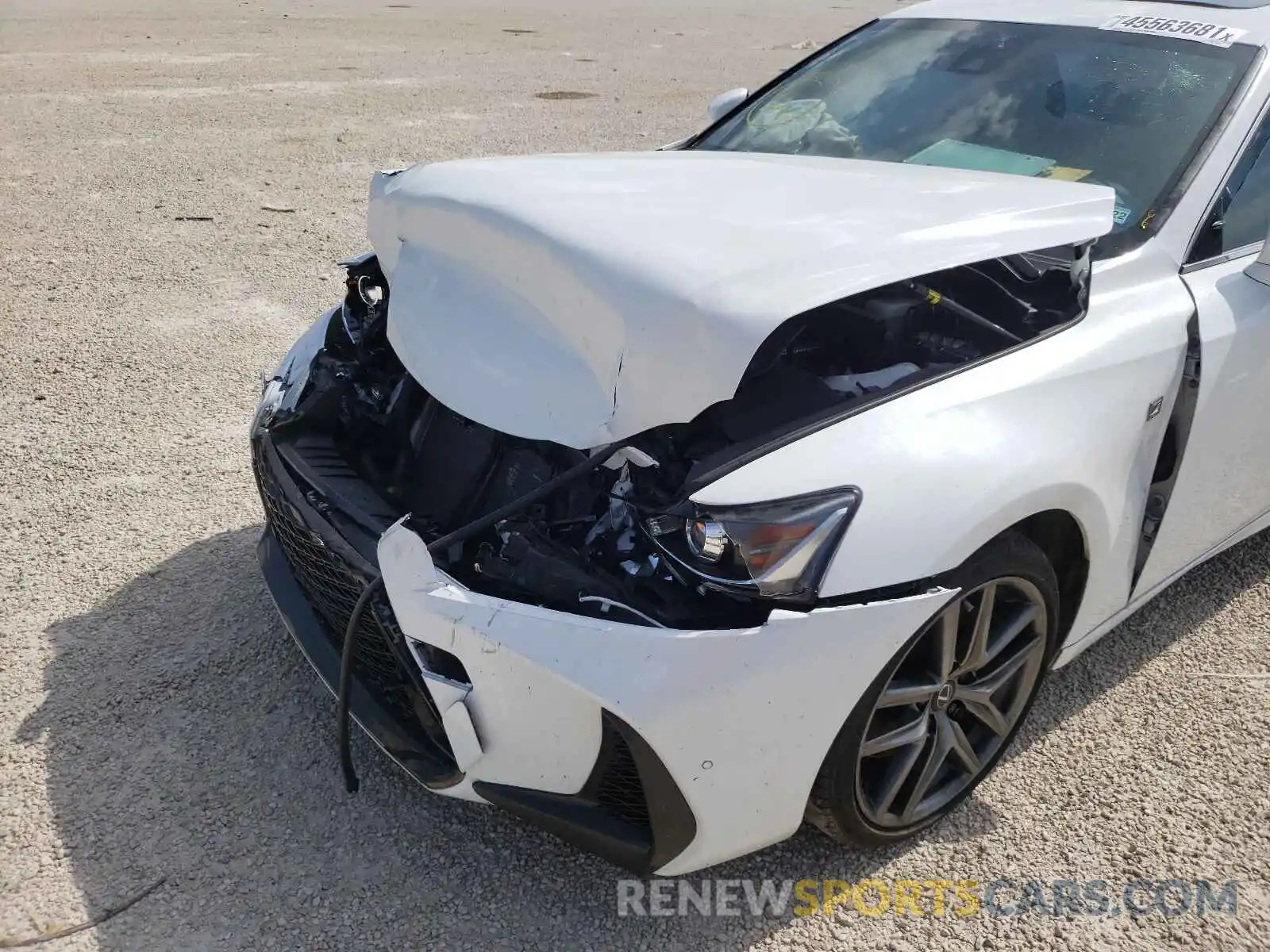 9 Photograph of a damaged car JTHGA1D21L5106606 LEXUS IS 2020