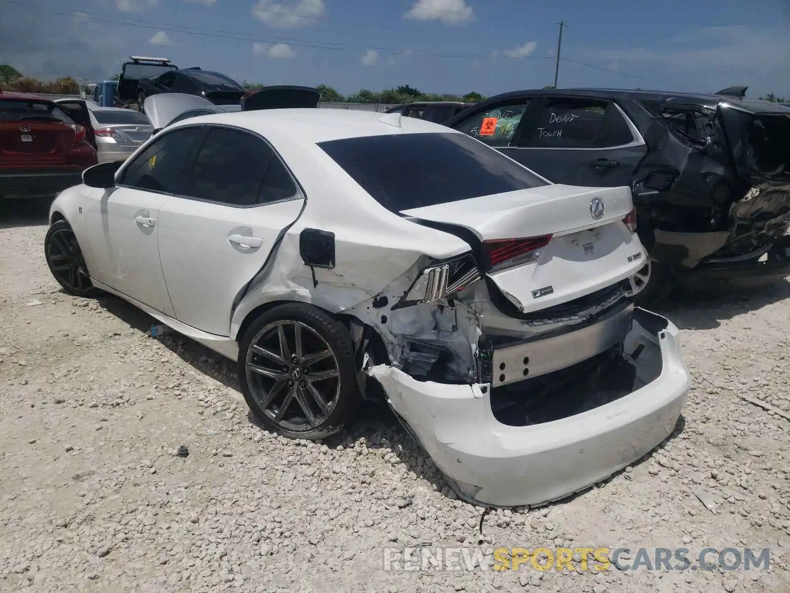 9 Photograph of a damaged car JTHGA1D22L5102662 LEXUS IS 2020