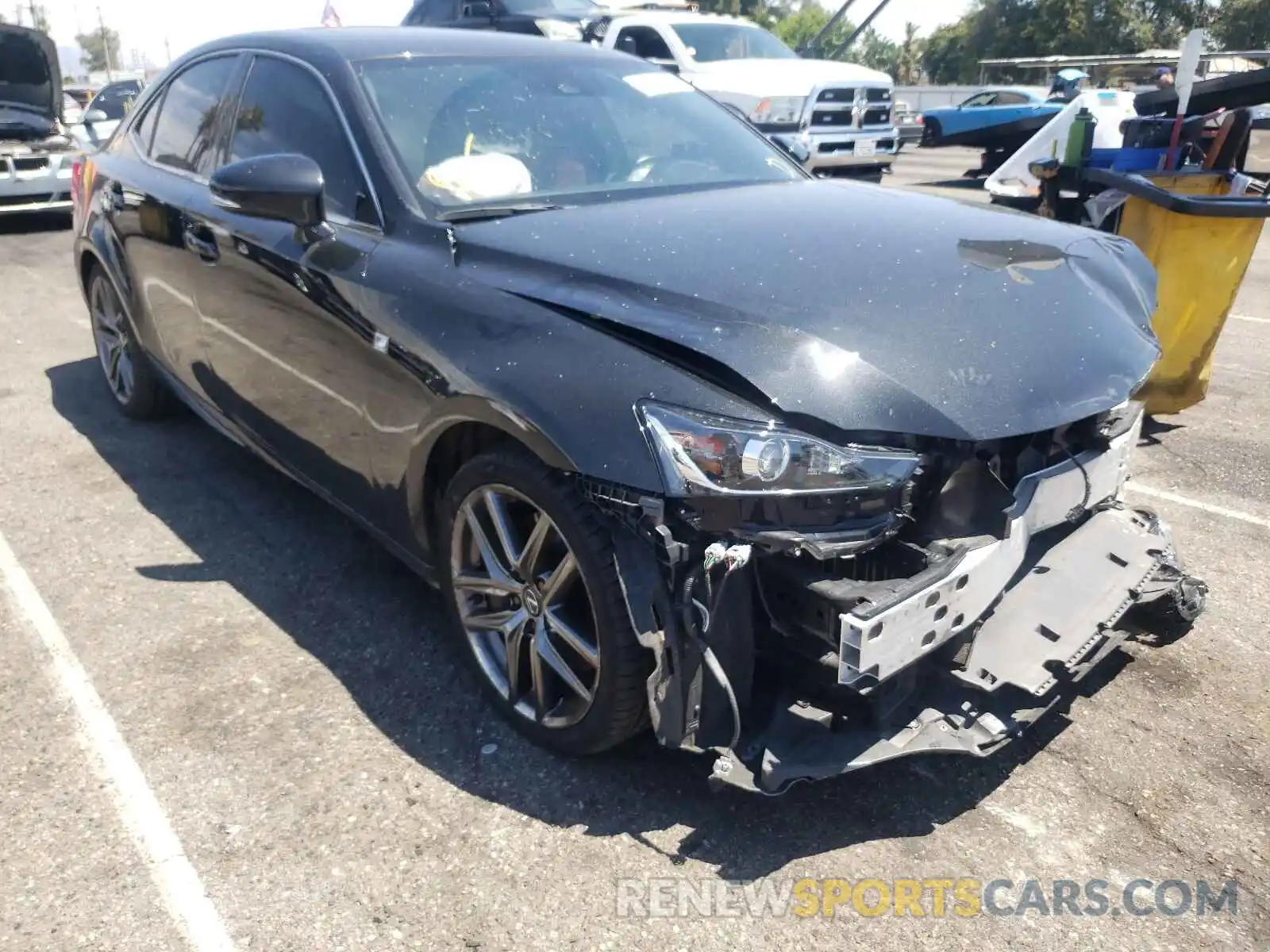 1 Photograph of a damaged car JTHGA1D22L5103939 LEXUS IS 2020