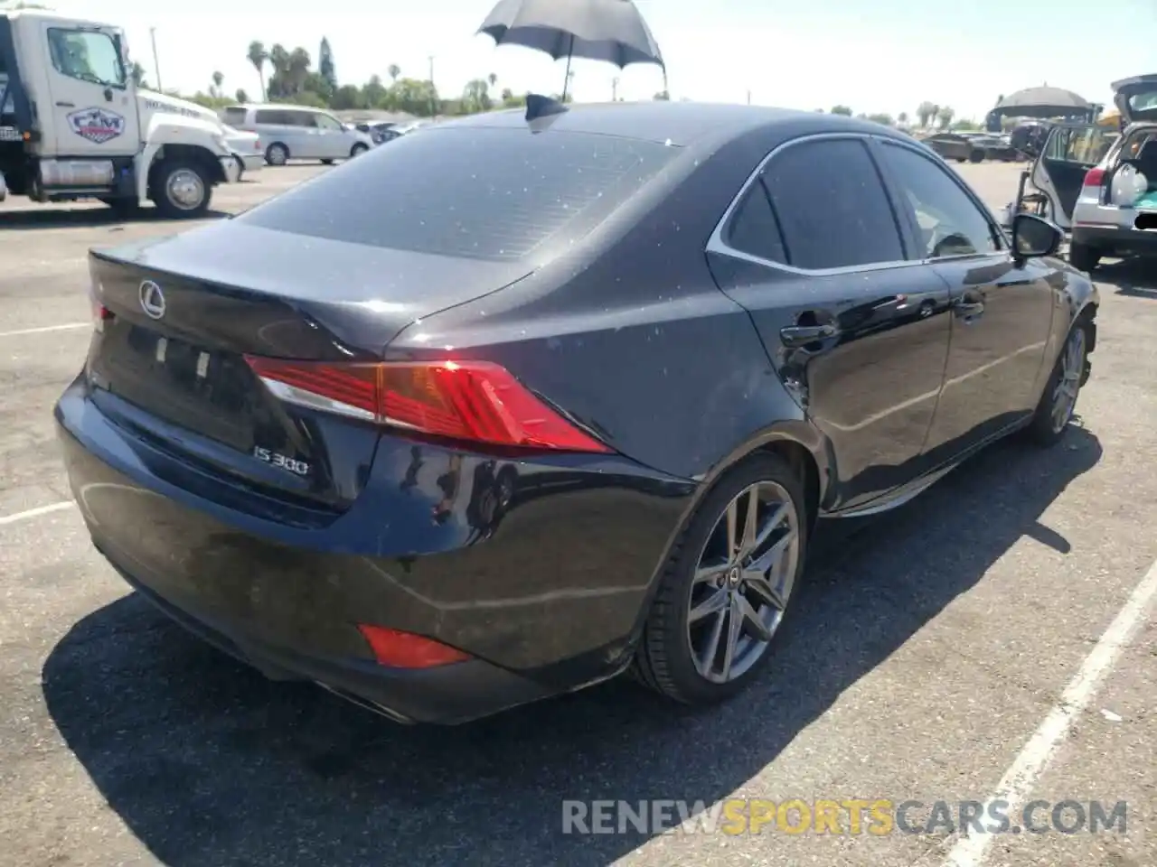 4 Photograph of a damaged car JTHGA1D22L5103939 LEXUS IS 2020