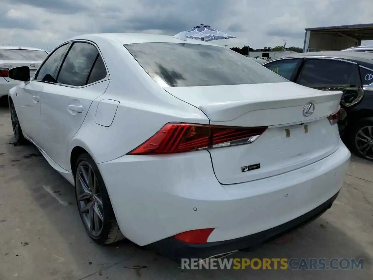 3 Photograph of a damaged car JTHGA1D22L5105450 LEXUS IS 2020