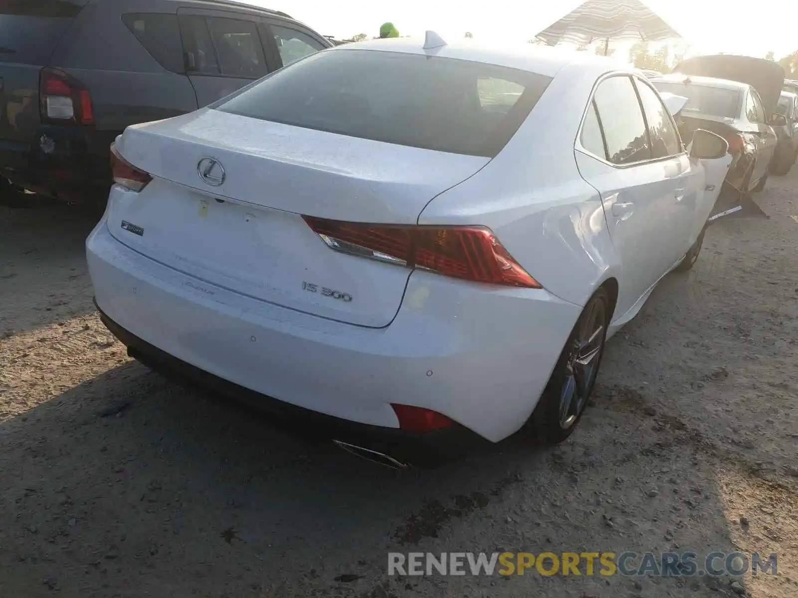 4 Photograph of a damaged car JTHGA1D22L5107599 LEXUS IS 2020